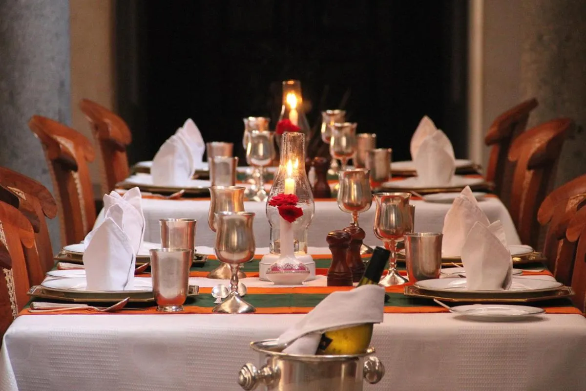 Restaurant/places to eat in ChidambaraVilas, Chettinad - A Luxury Heritage Resort Hotel, Karaikudi