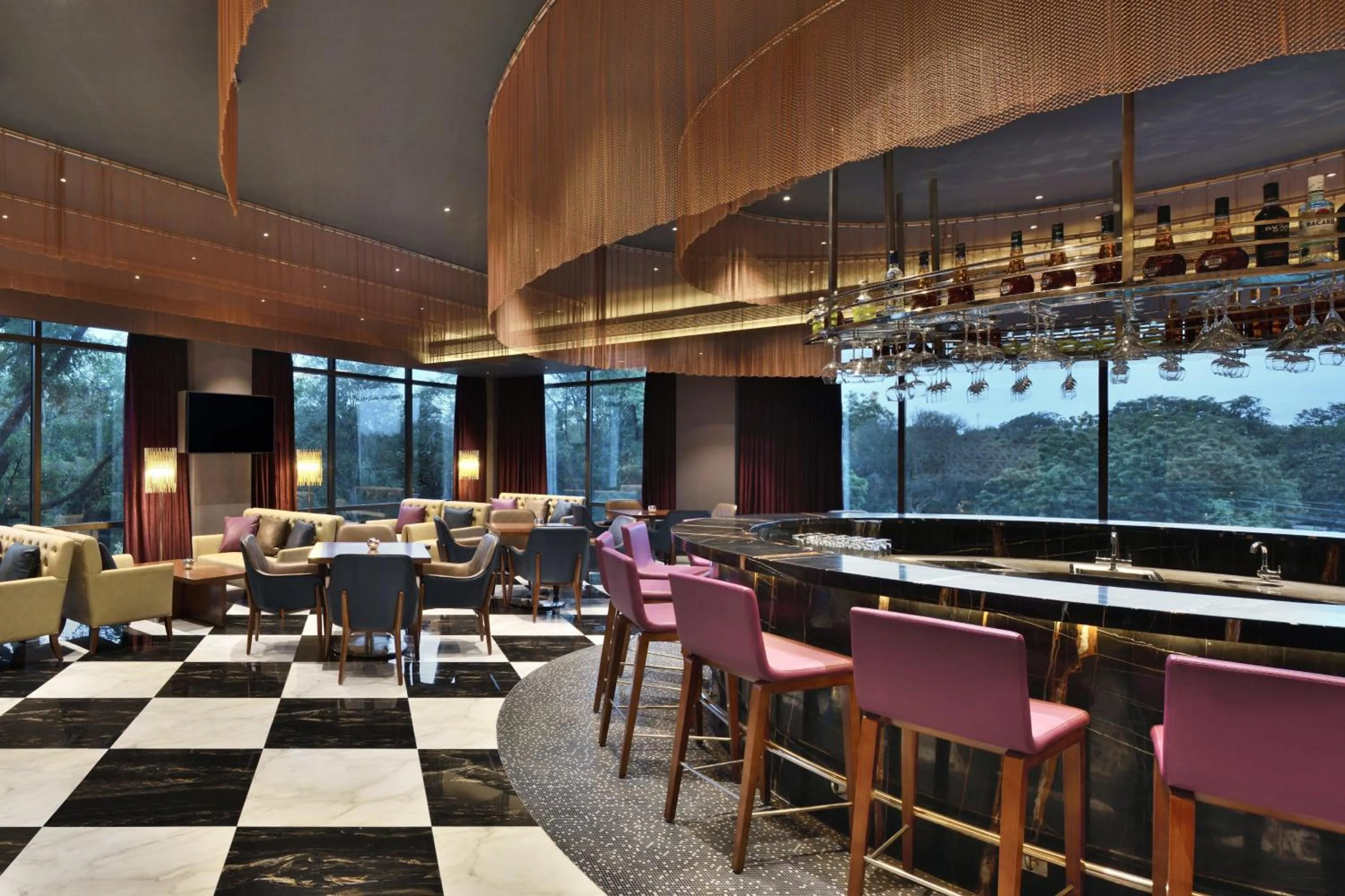 Lounge or bar in Courtyard by Marriott Madurai