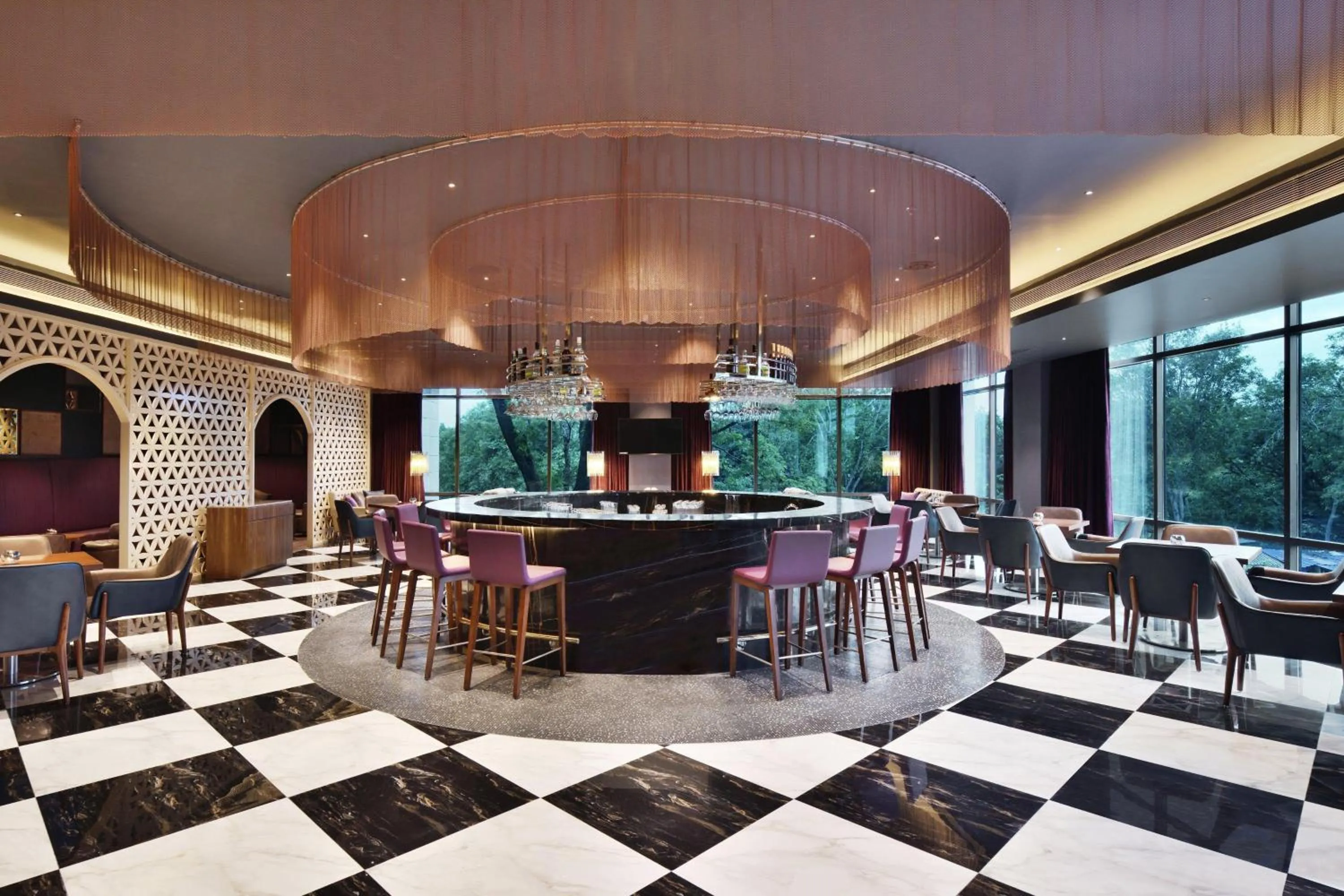 Lounge or bar in Courtyard by Marriott Madurai