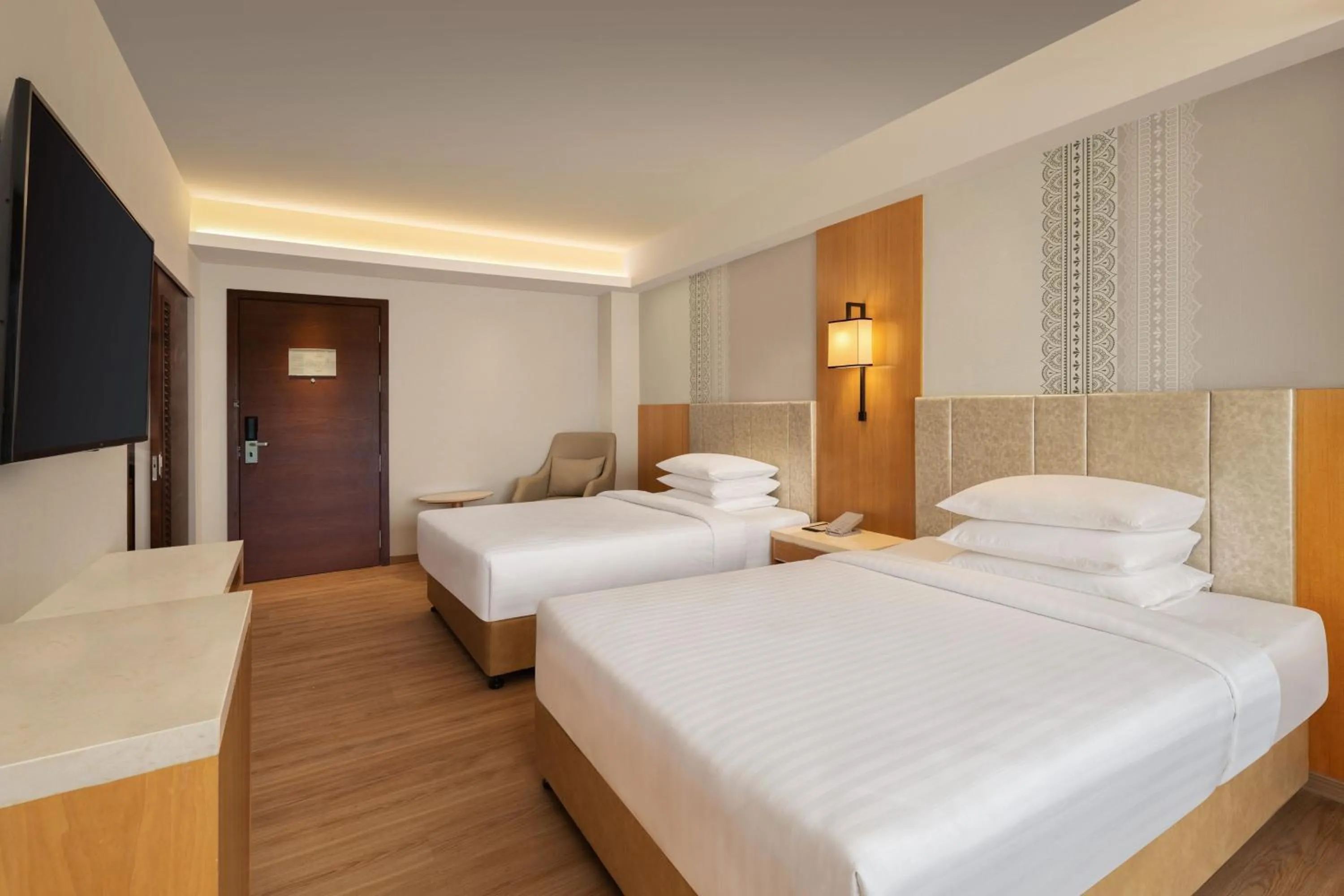 Bedroom, Bed in Courtyard by Marriott Tiruchirappalli
