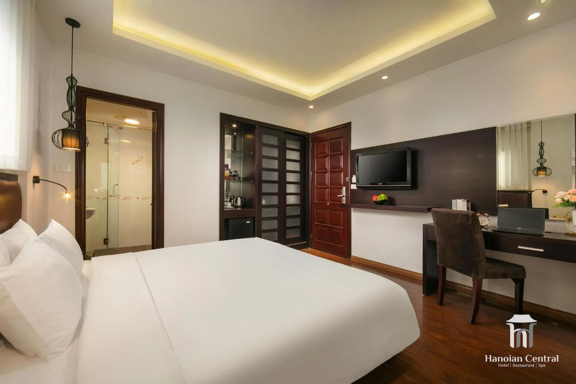 Bedroom, Bed in Hanoian Central Hotel & Spa