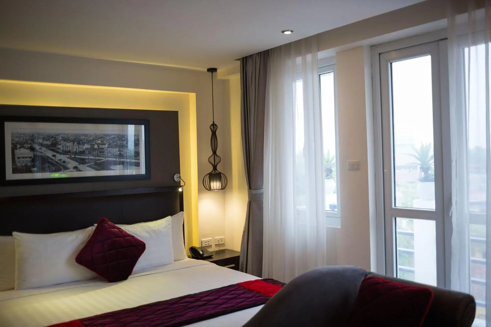 Bedroom, Bed in Hanoian Central Hotel & Spa