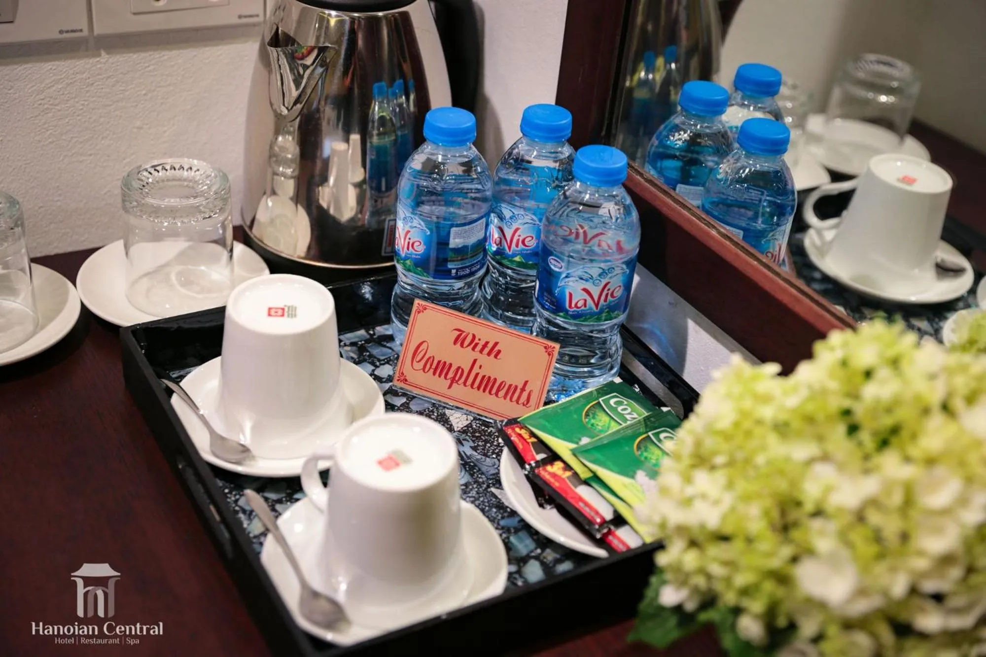 Coffee/tea facilities in Hanoian Central Hotel & Spa