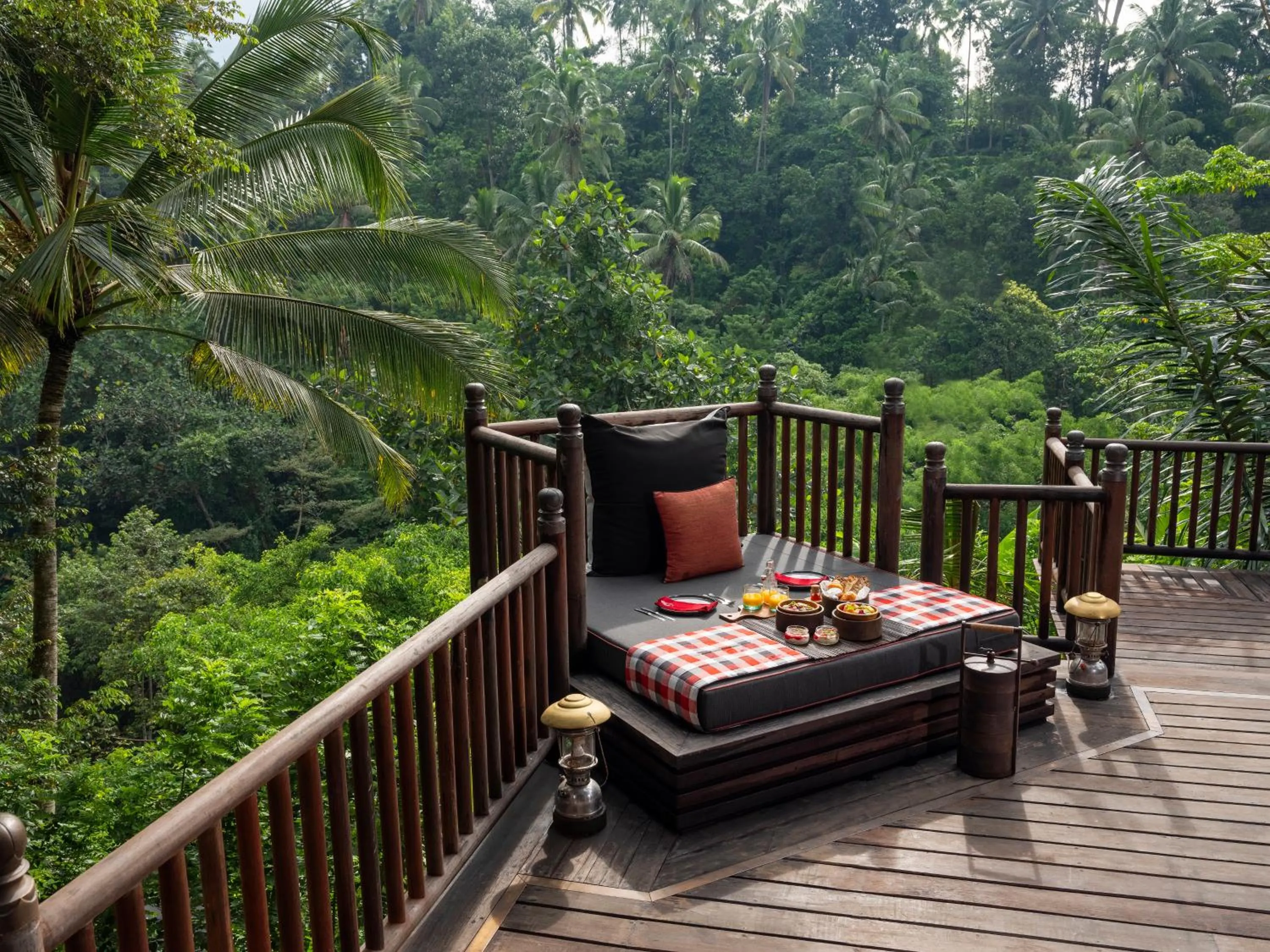 Patio in Capella Ubud, Bali