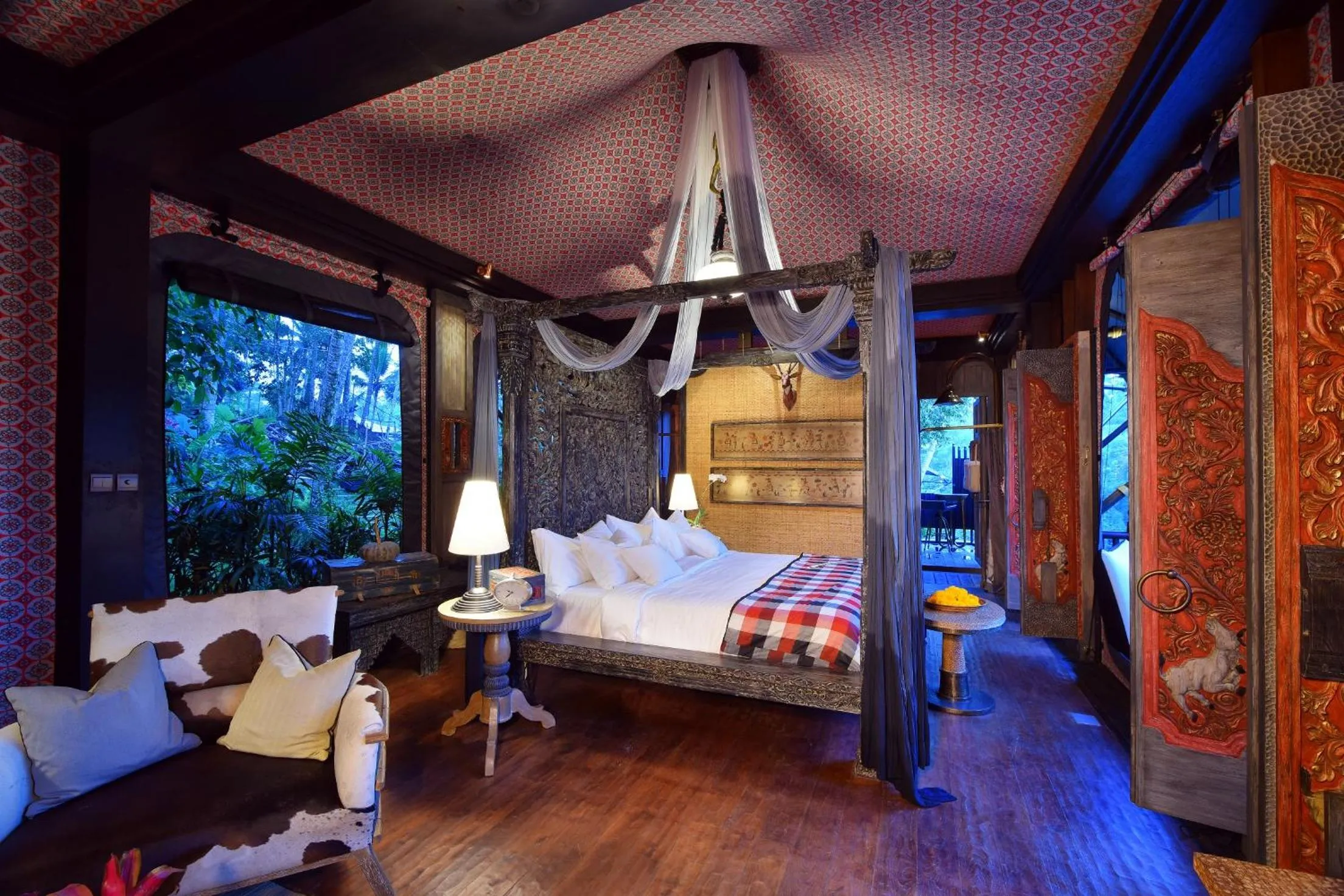 Bedroom, Bed in Capella Ubud, Bali