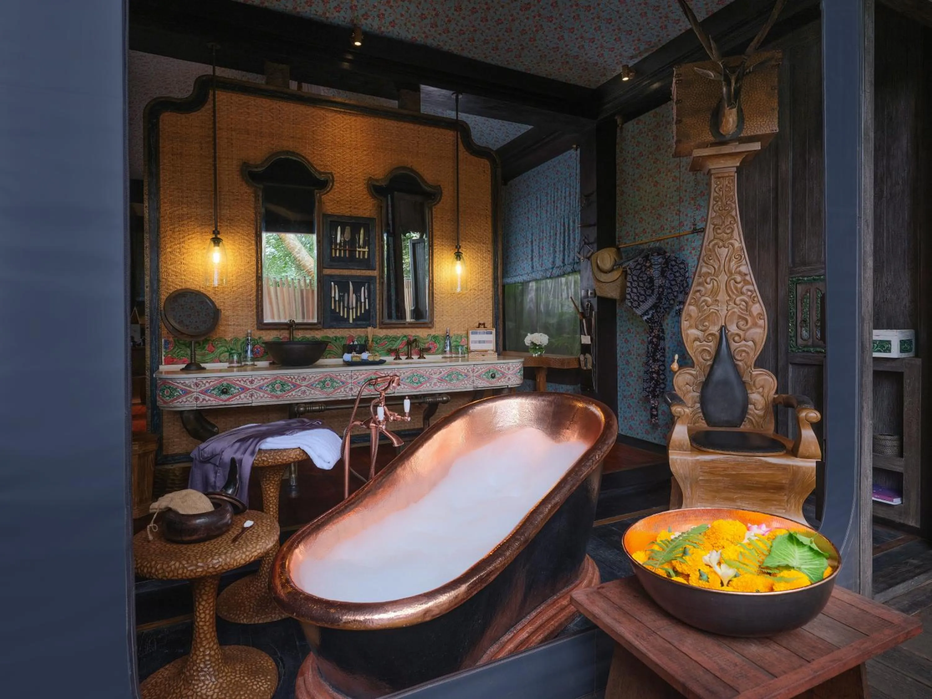 Bathroom in Capella Ubud, Bali