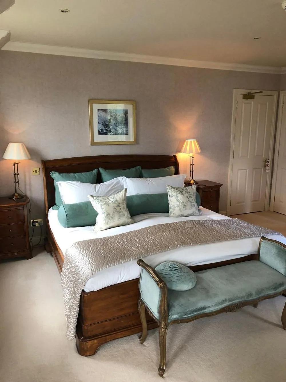 Bed in Loch Ness Lodge