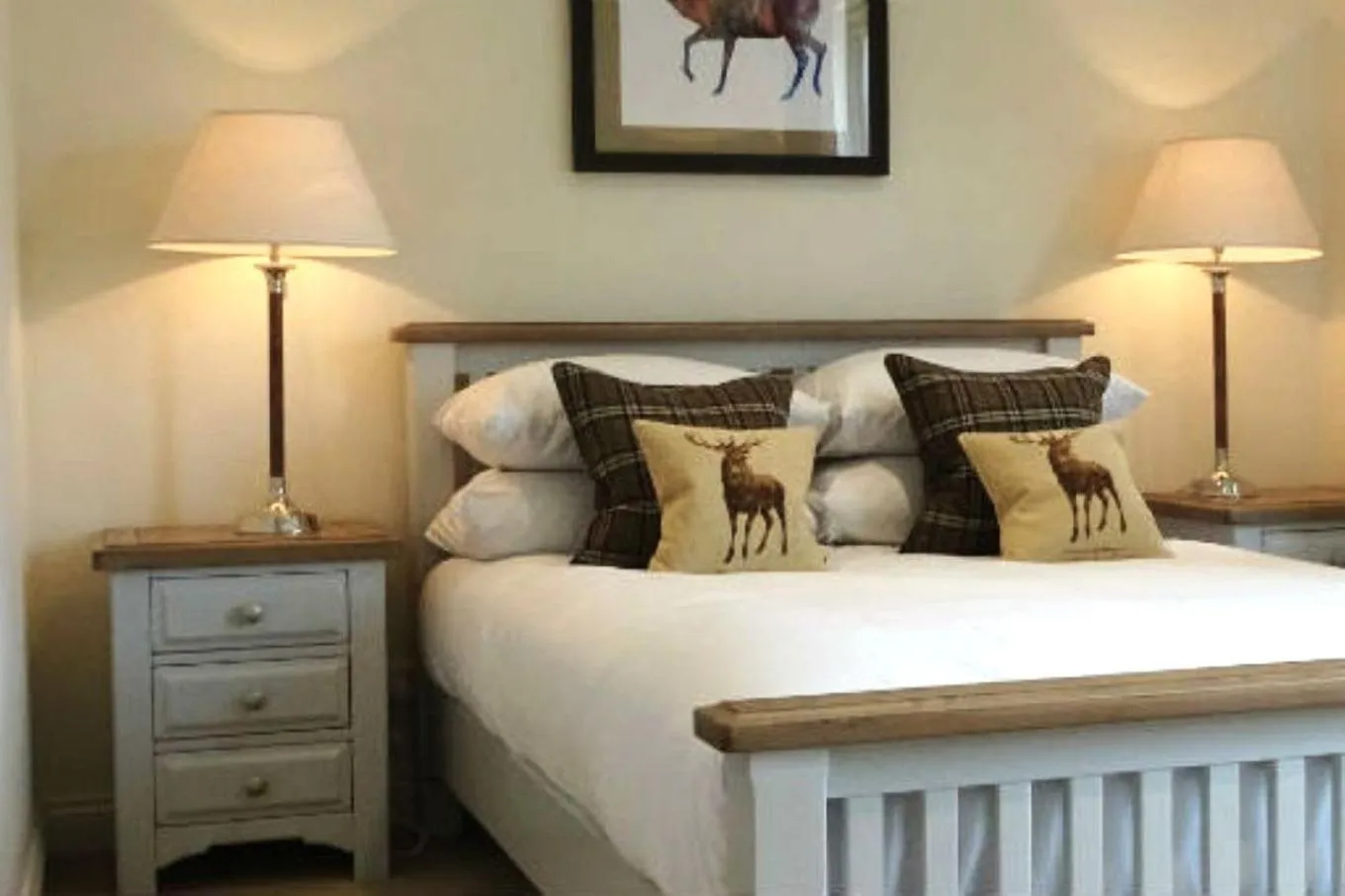 Bed in Loch Ness Lodge