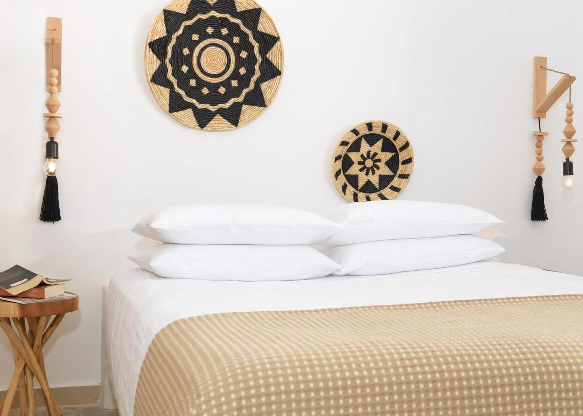 Bed in Drops Cave Houses