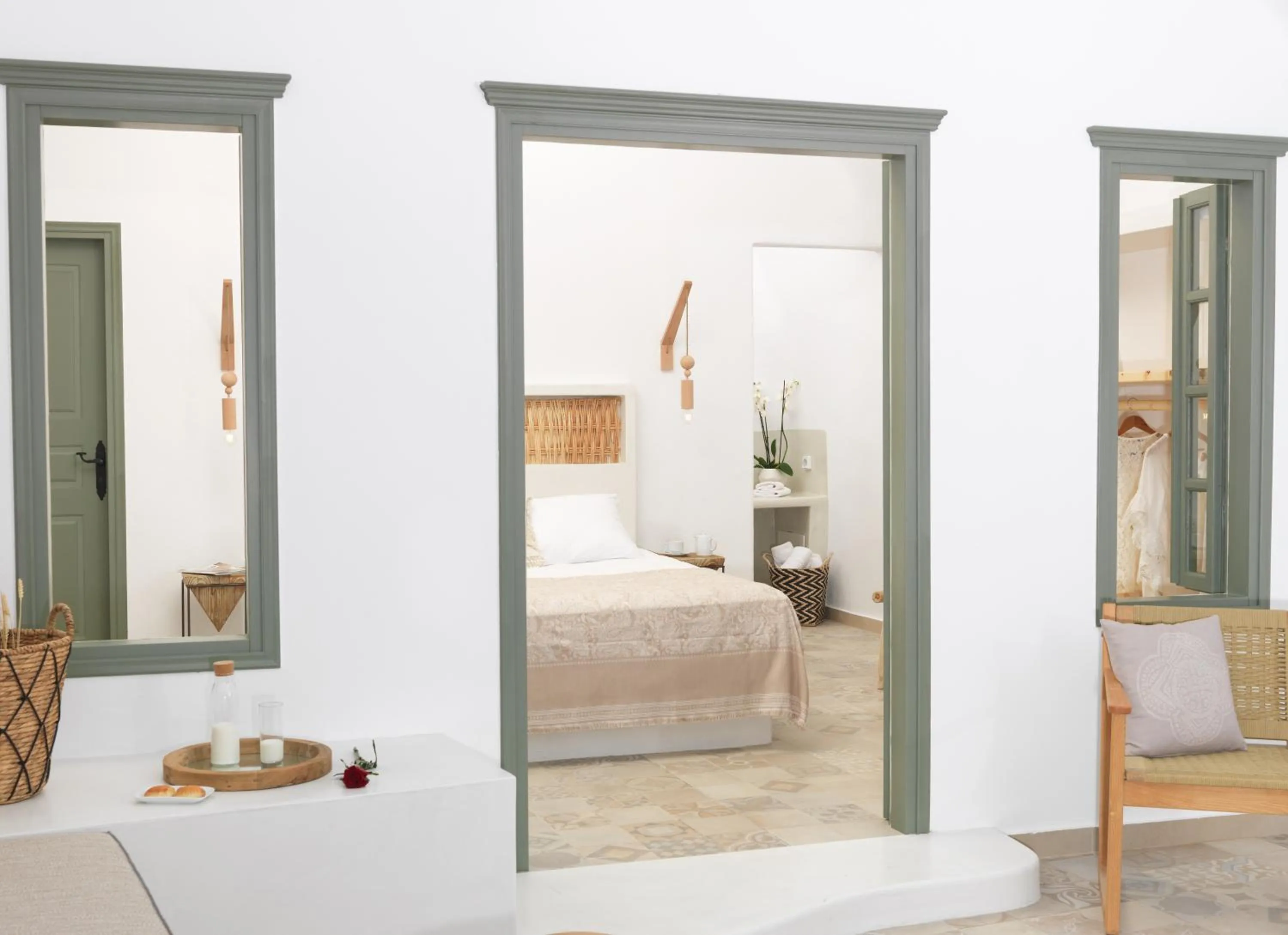 Bed in Drops Cave Houses