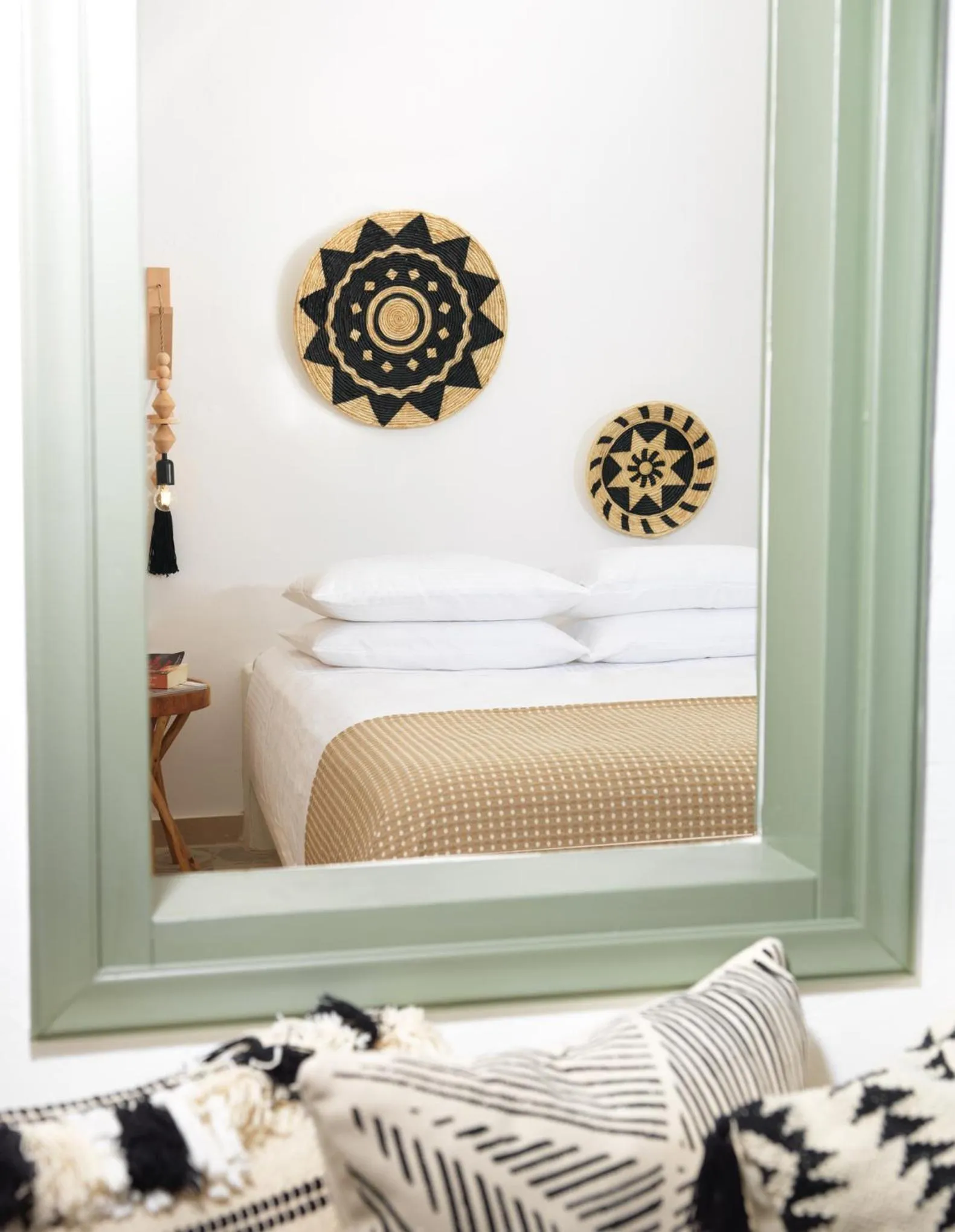 Bed in Drops Cave Houses