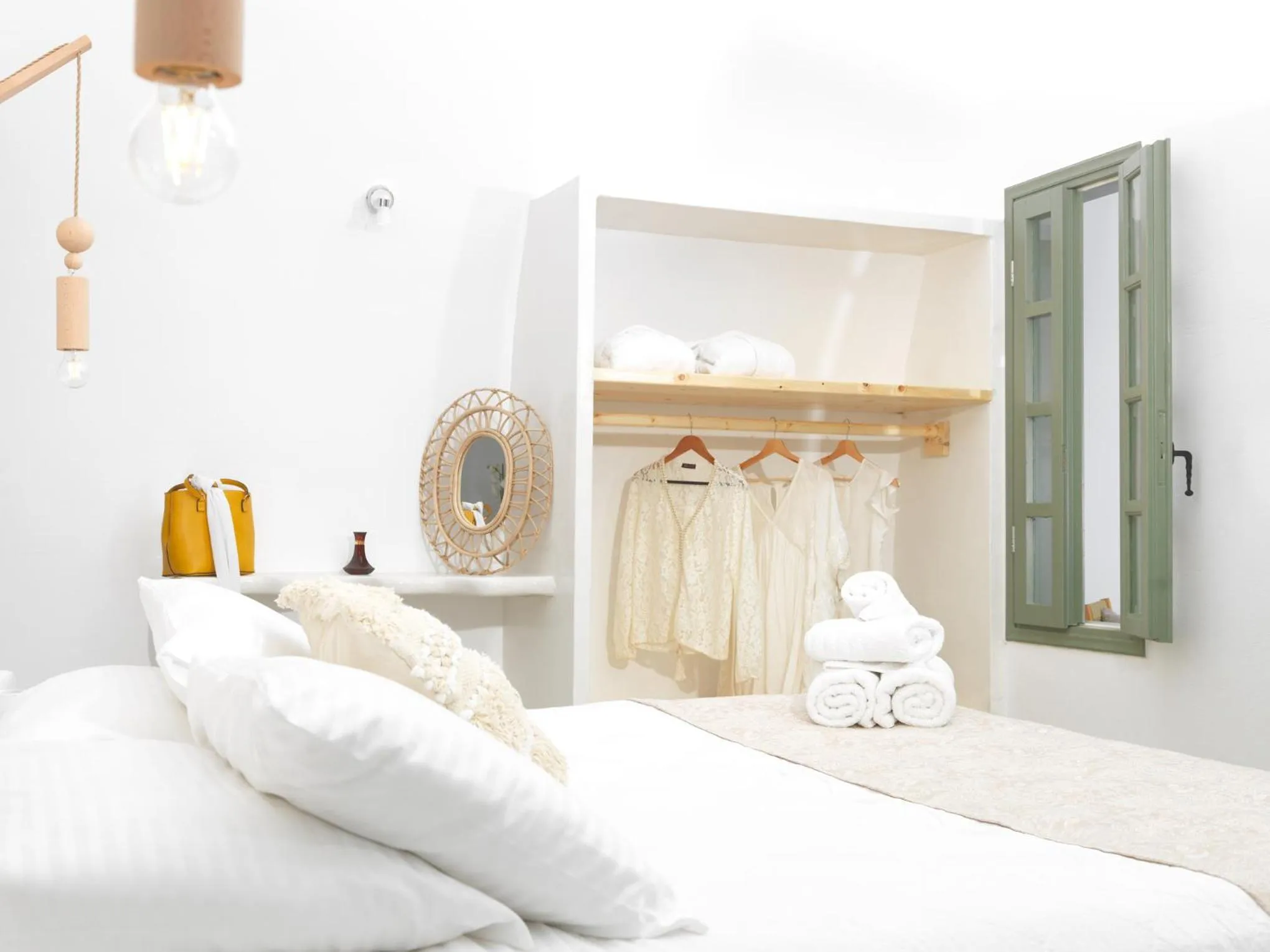 Bed in Drops Cave Houses