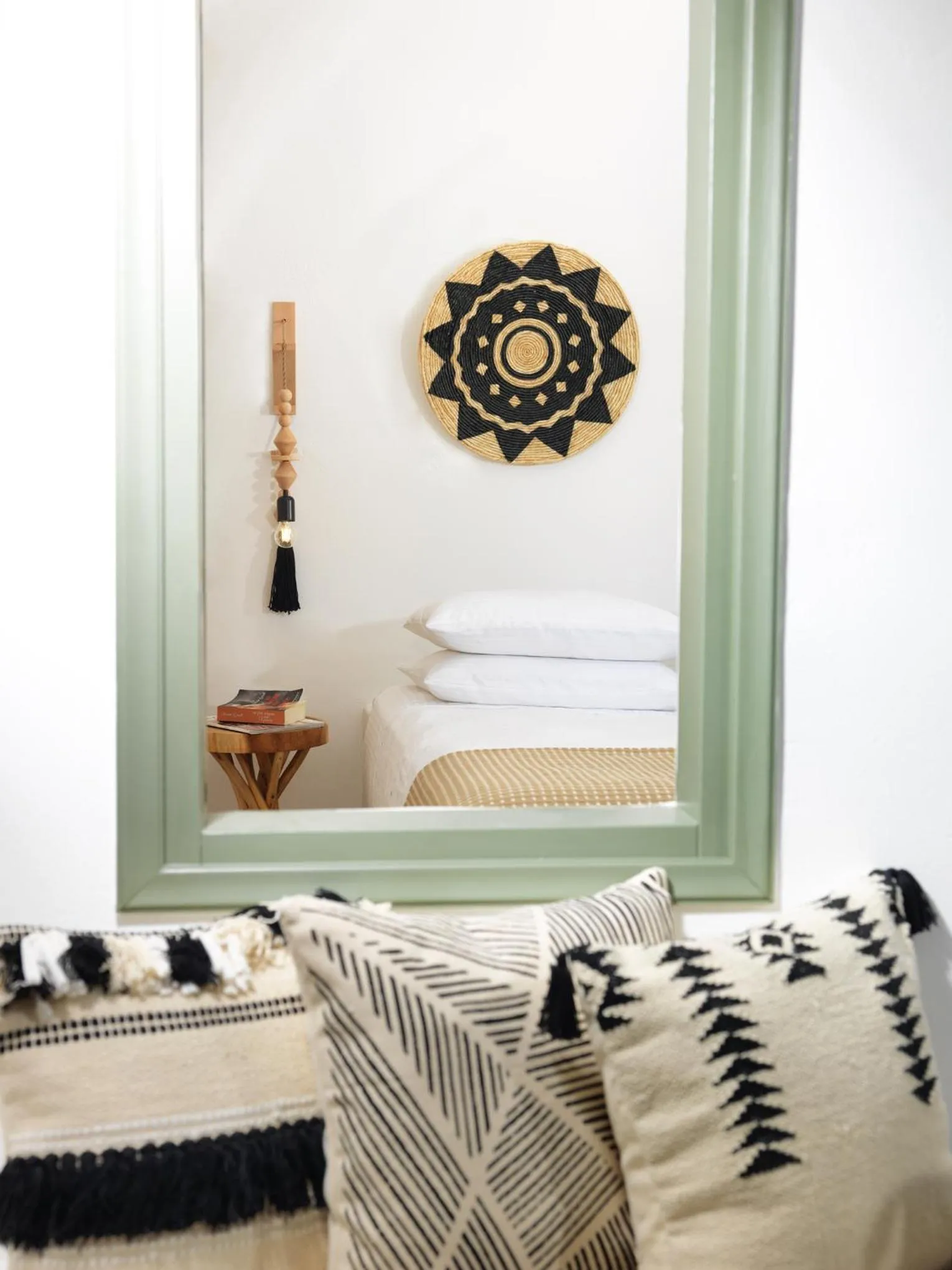 Bed in Drops Cave Houses