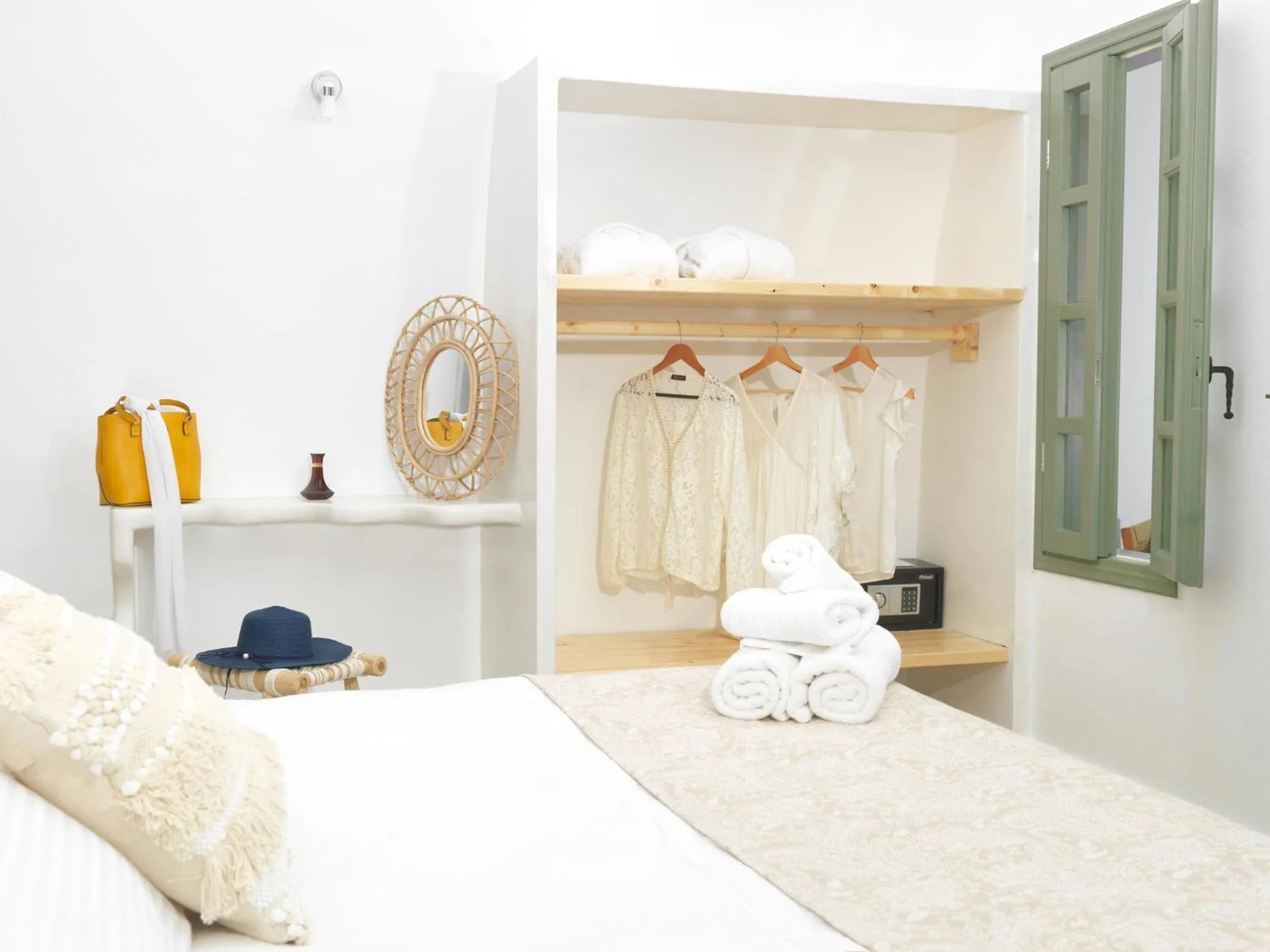 Bed in Drops Cave Houses