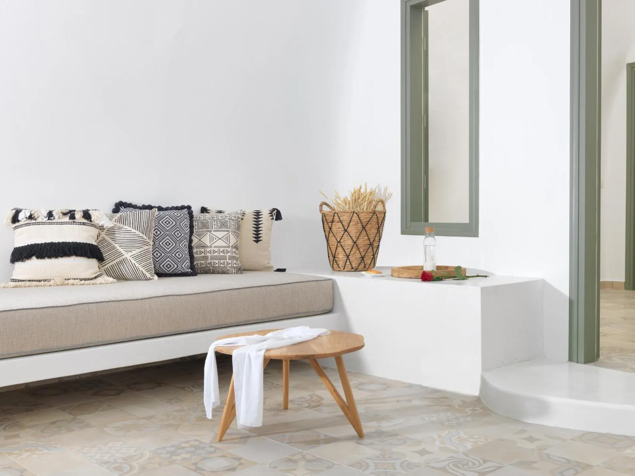 Bed in Drops Cave Houses