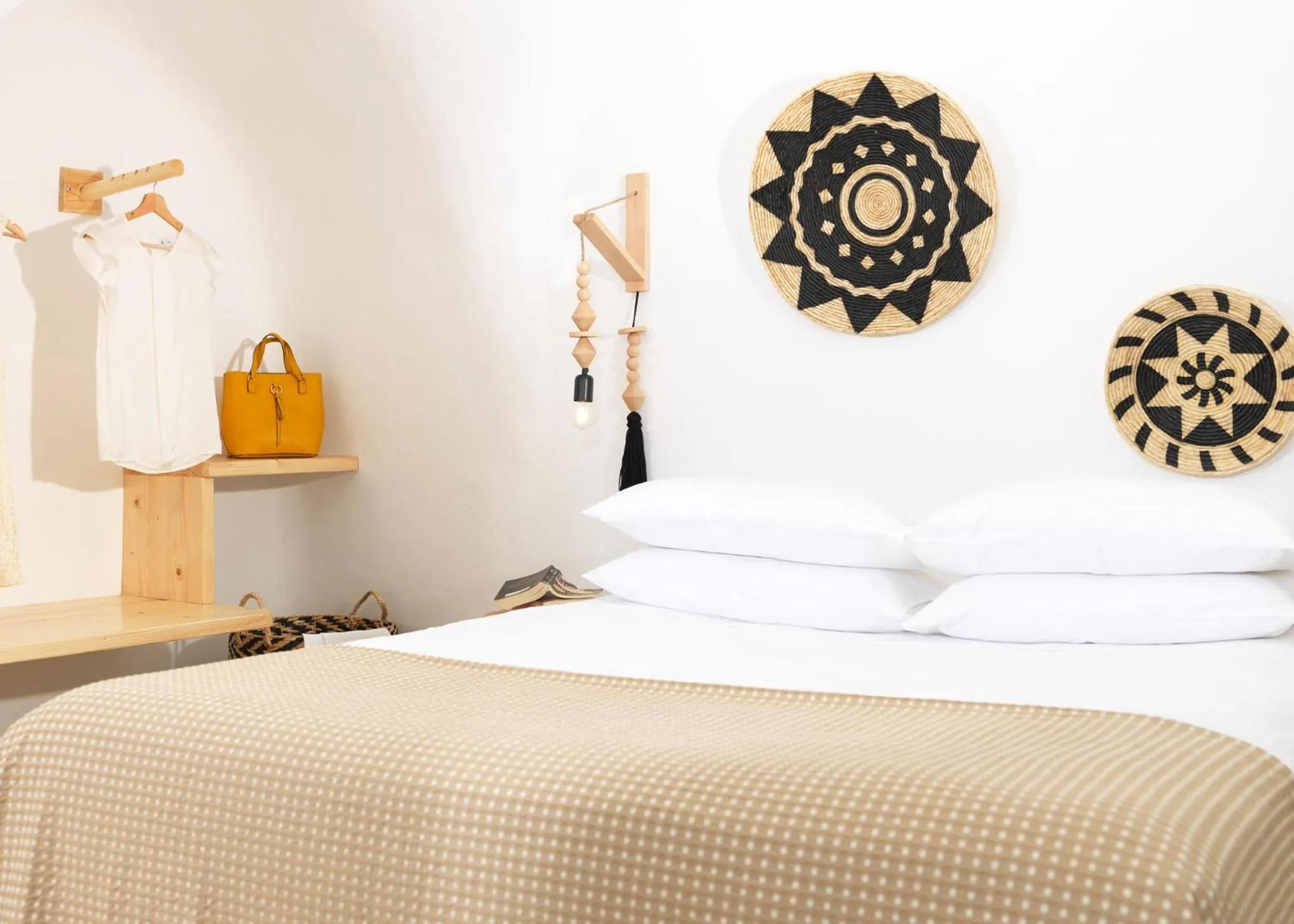 Bed in Drops Cave Houses