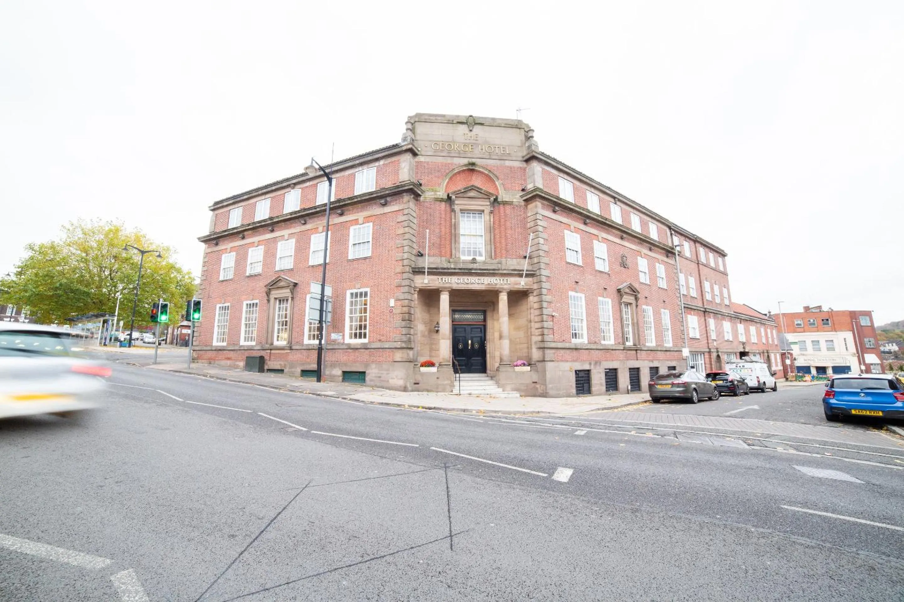 Facade/entrance in George Hotel, Burslem, Stoke-on-Trent