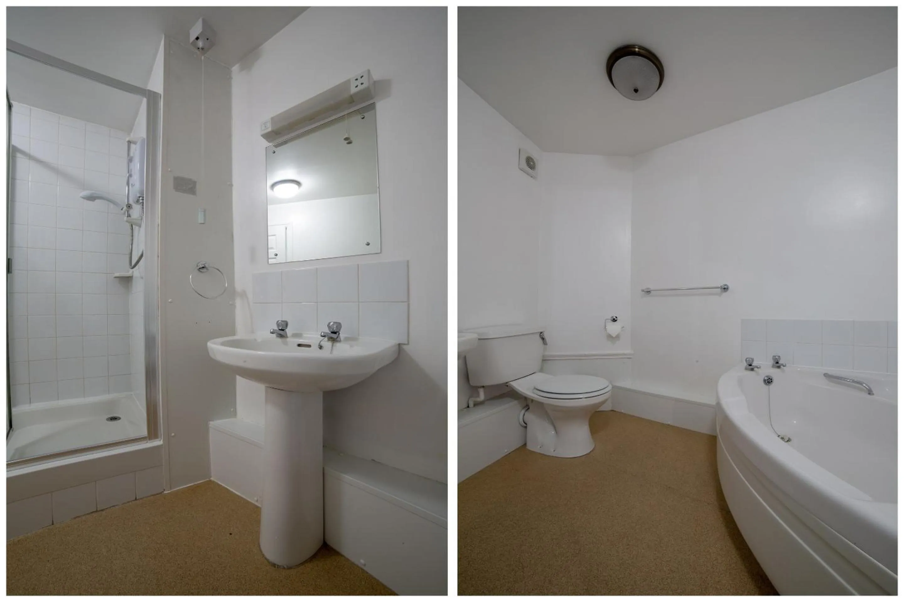 Bathroom in George Hotel, Burslem, Stoke-on-Trent