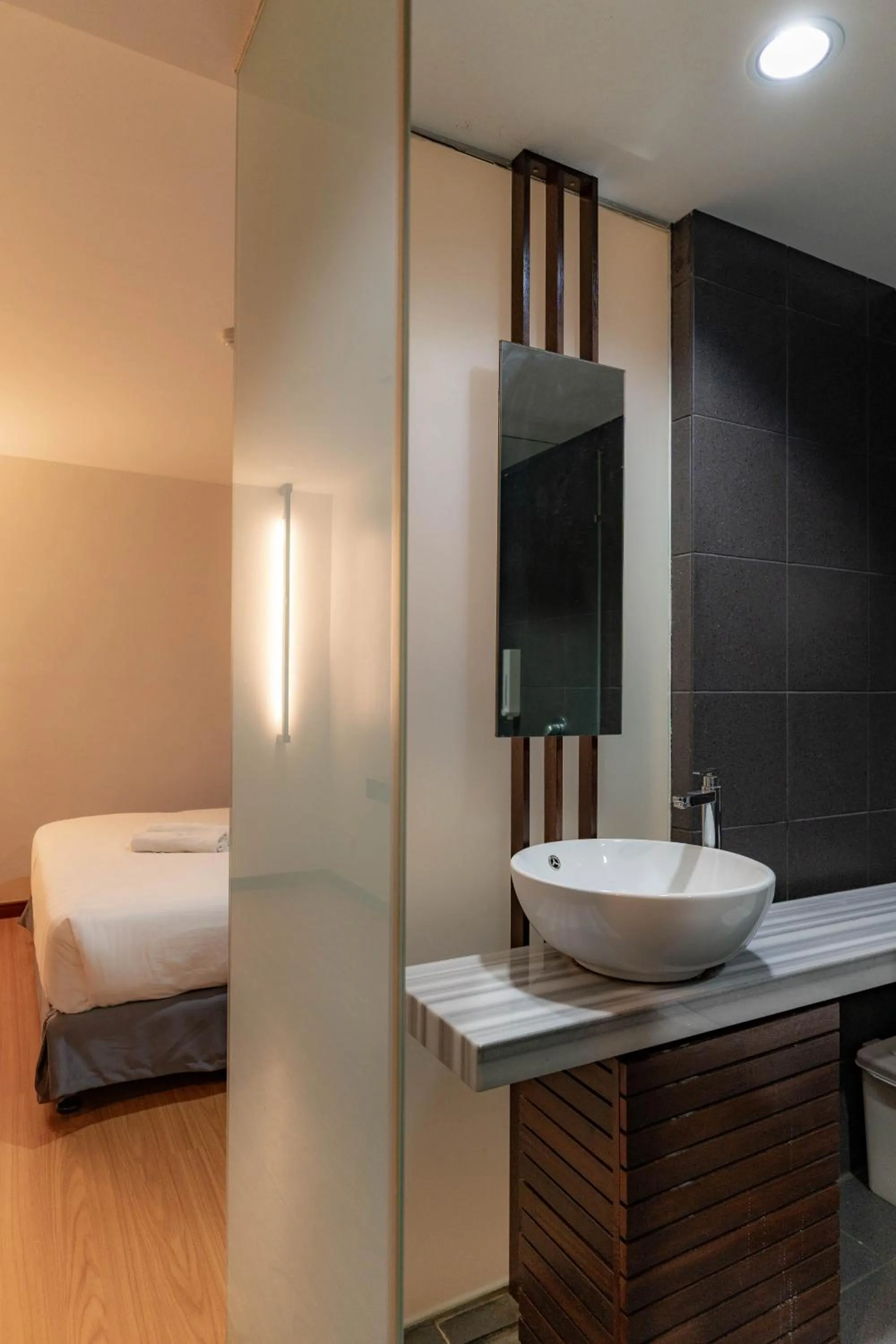 Bathroom, Bed in T+ Hotel Sungai Petani