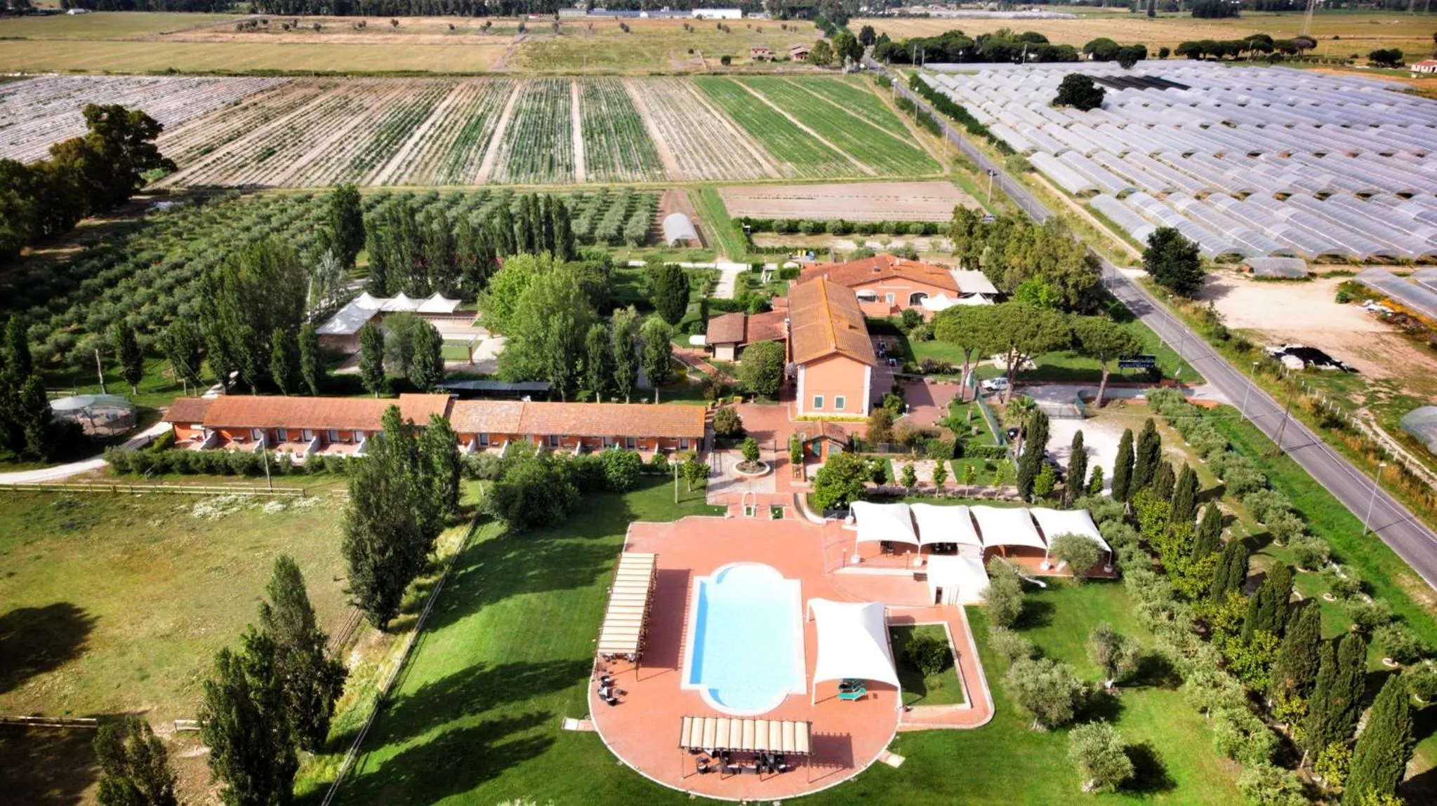 Bird's eye view in Il Casale Corte Rossa