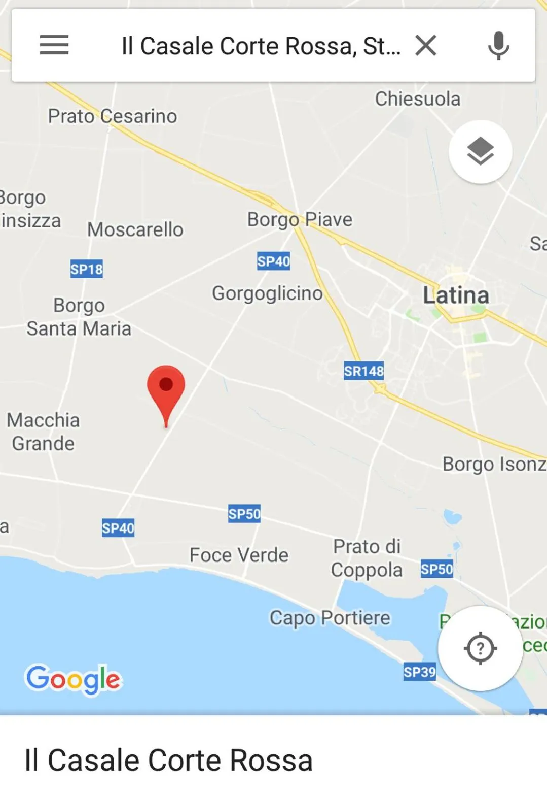 Floor plan in Il Casale Corte Rossa