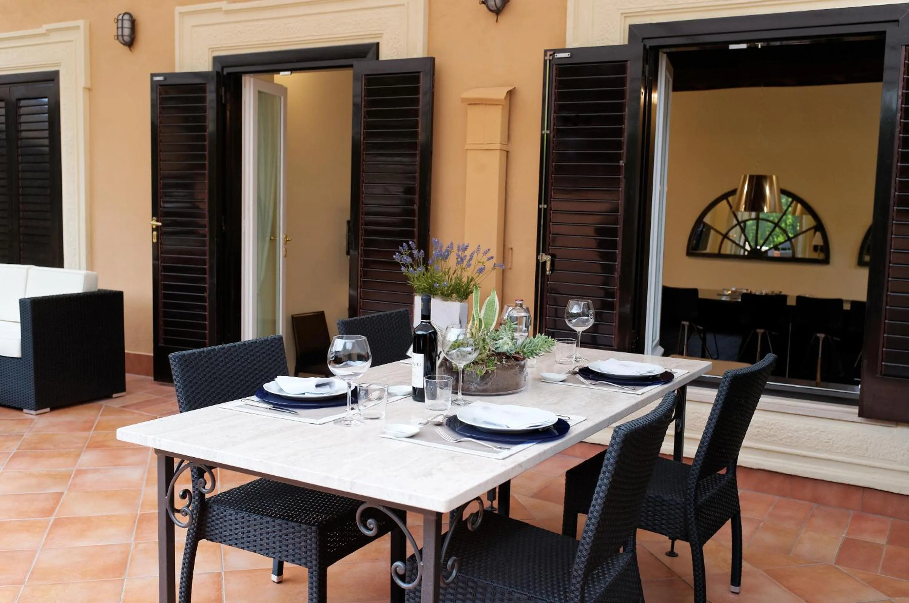 Patio in Villa Spalletti Trivelli - Small Luxury Hotels of the World