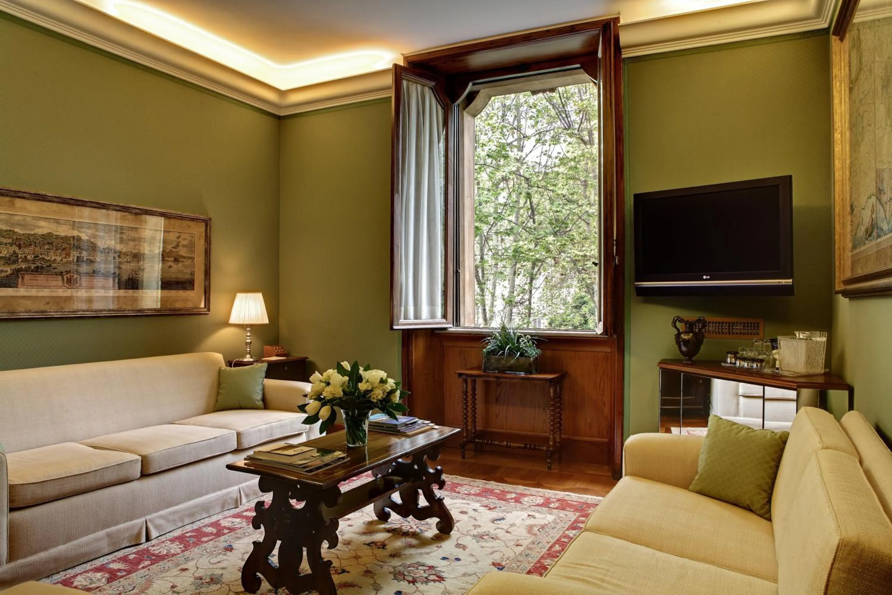 Seating area in Villa Spalletti Trivelli - Small Luxury Hotels of the World