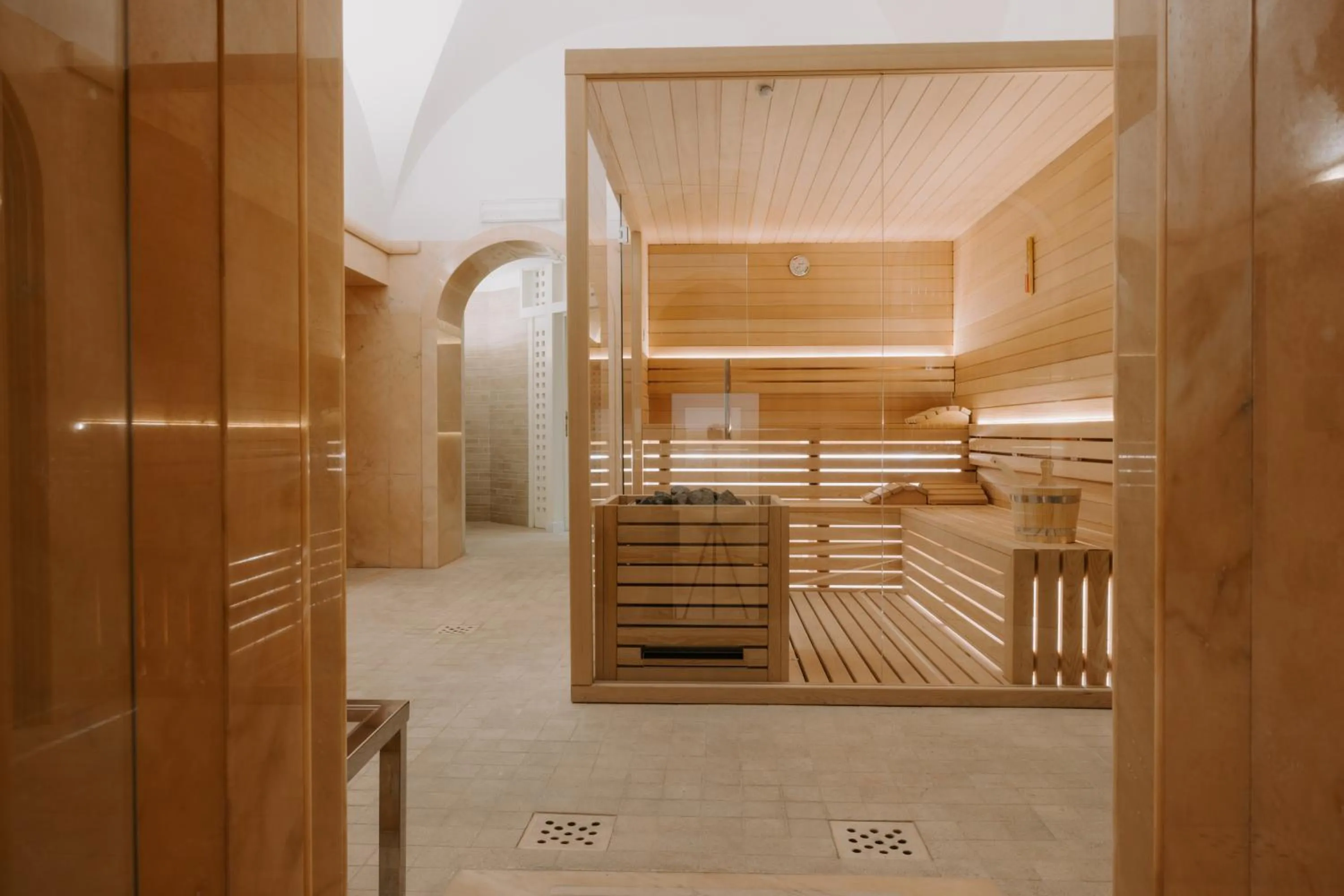 Sauna in Villa Spalletti Trivelli - Small Luxury Hotels of the World