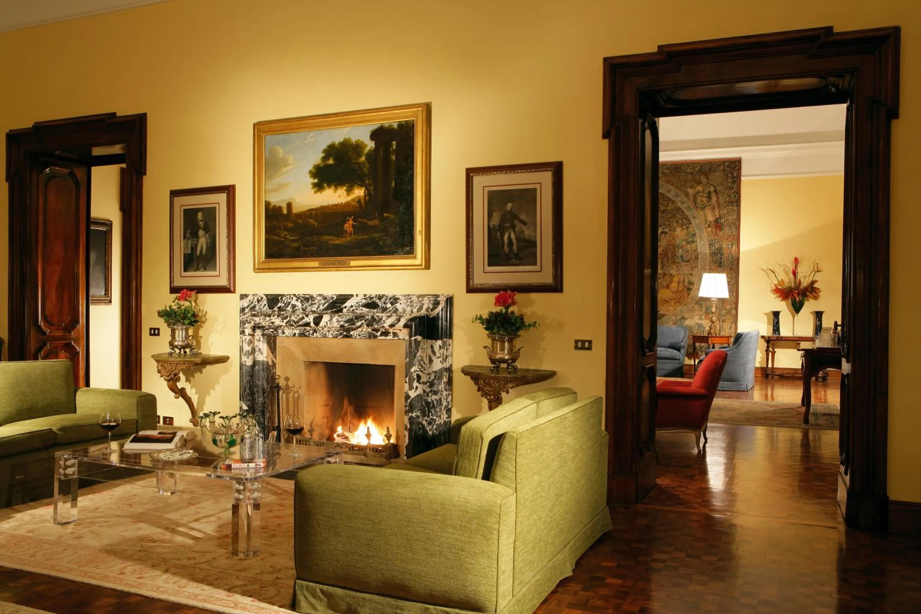 Communal lounge/ TV room in Villa Spalletti Trivelli - Small Luxury Hotels of the World