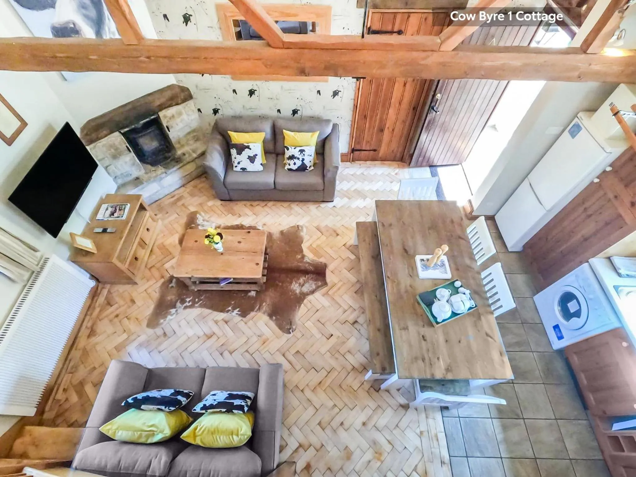 Living room in Beeches Farmhouse Country Cottages & Rooms