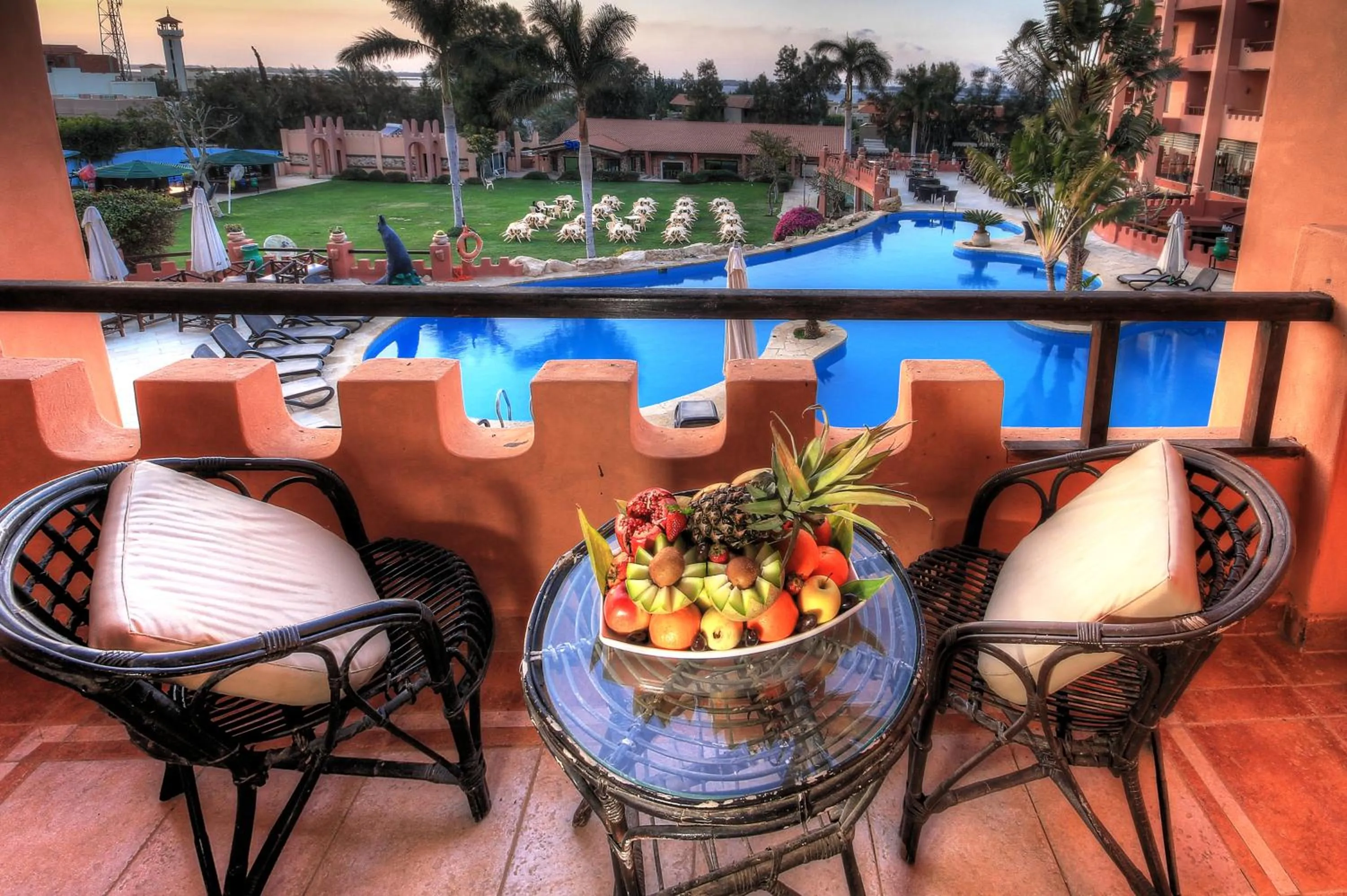 Balcony/Terrace in Africana Hotel & Spa