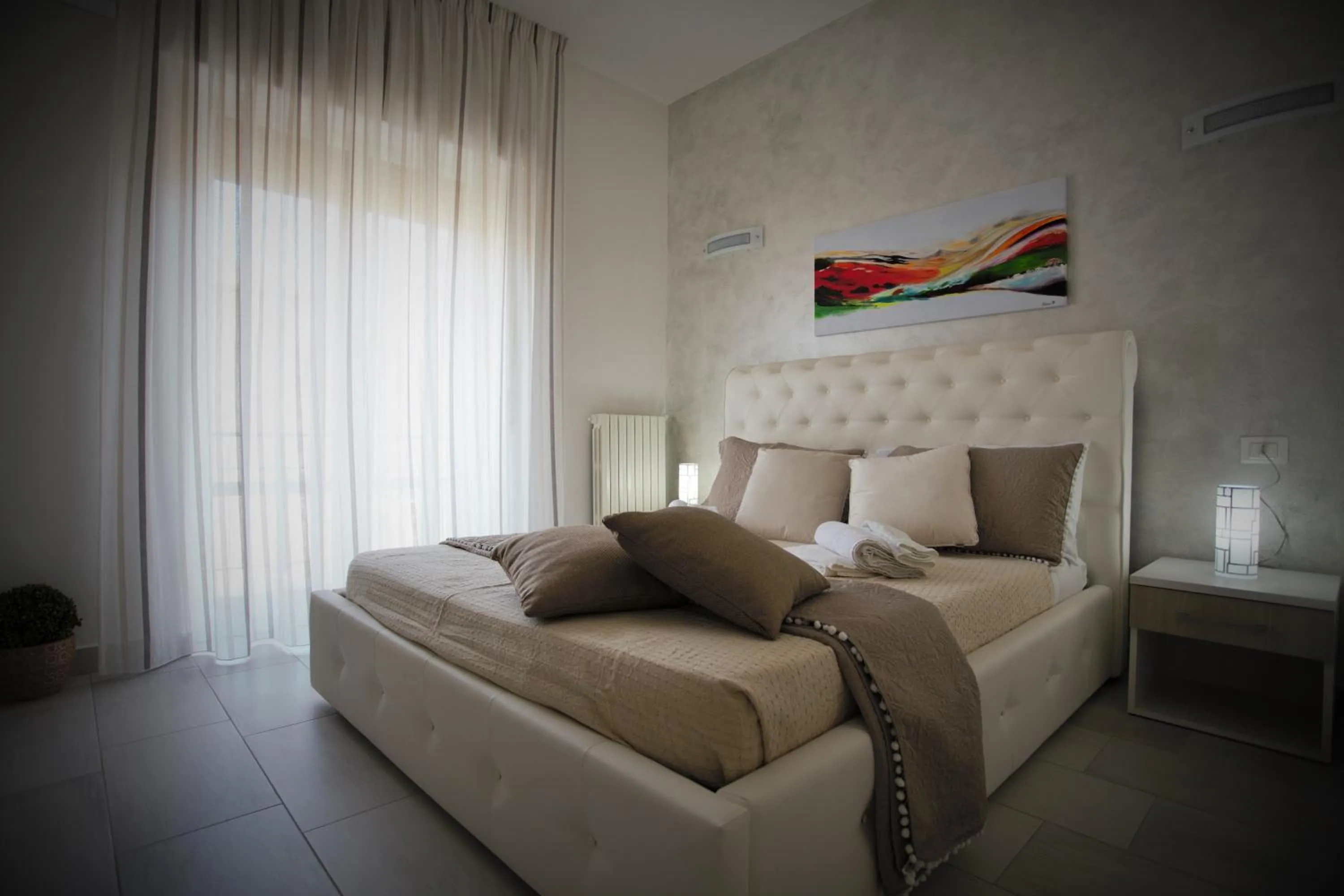 Bed in Central Apartments