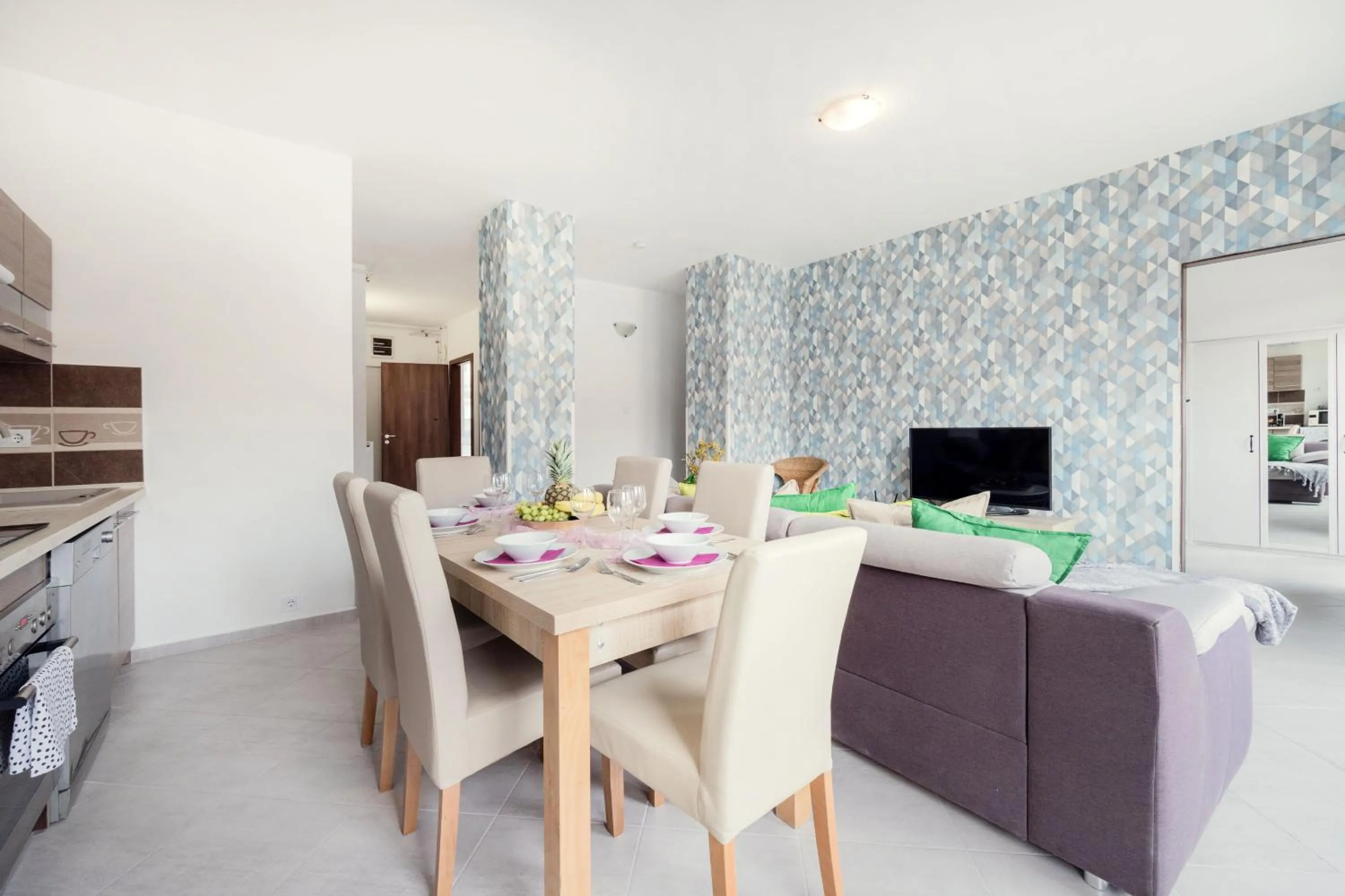 Kitchen or kitchenette in Grand Budapest Penthouse