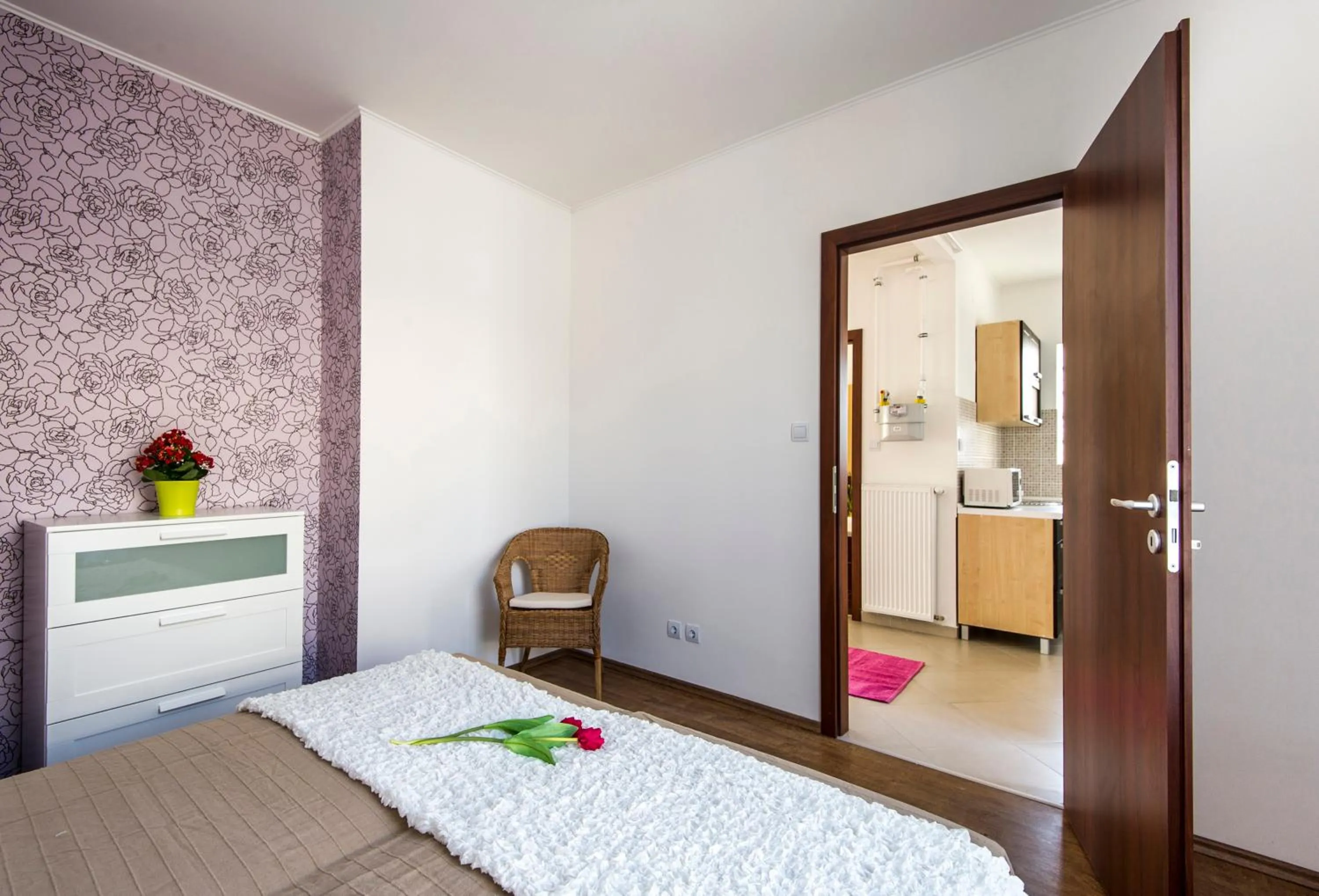 Bedroom, Bed in Grand Budapest Penthouse
