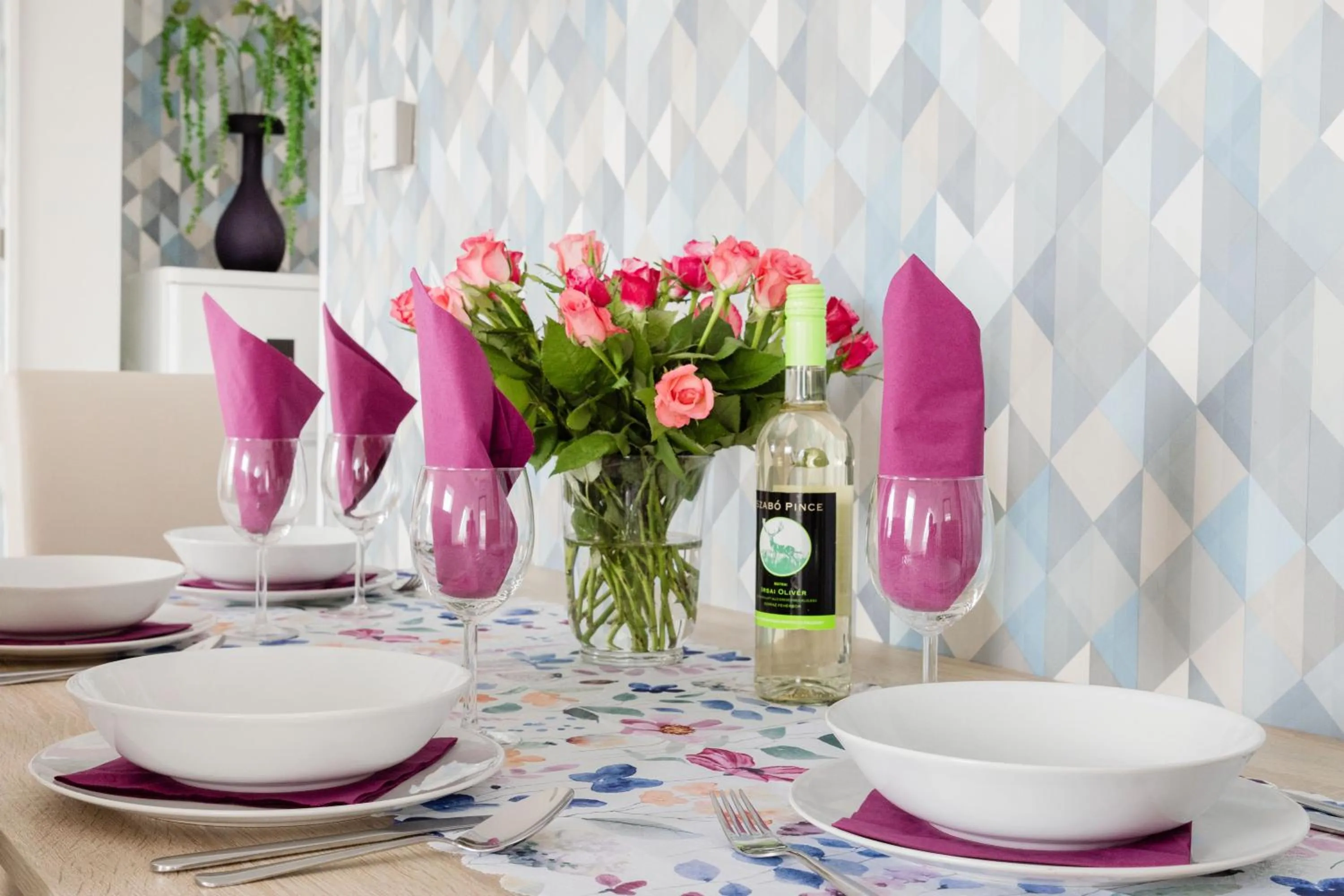 Dining area in Grand Budapest Penthouse