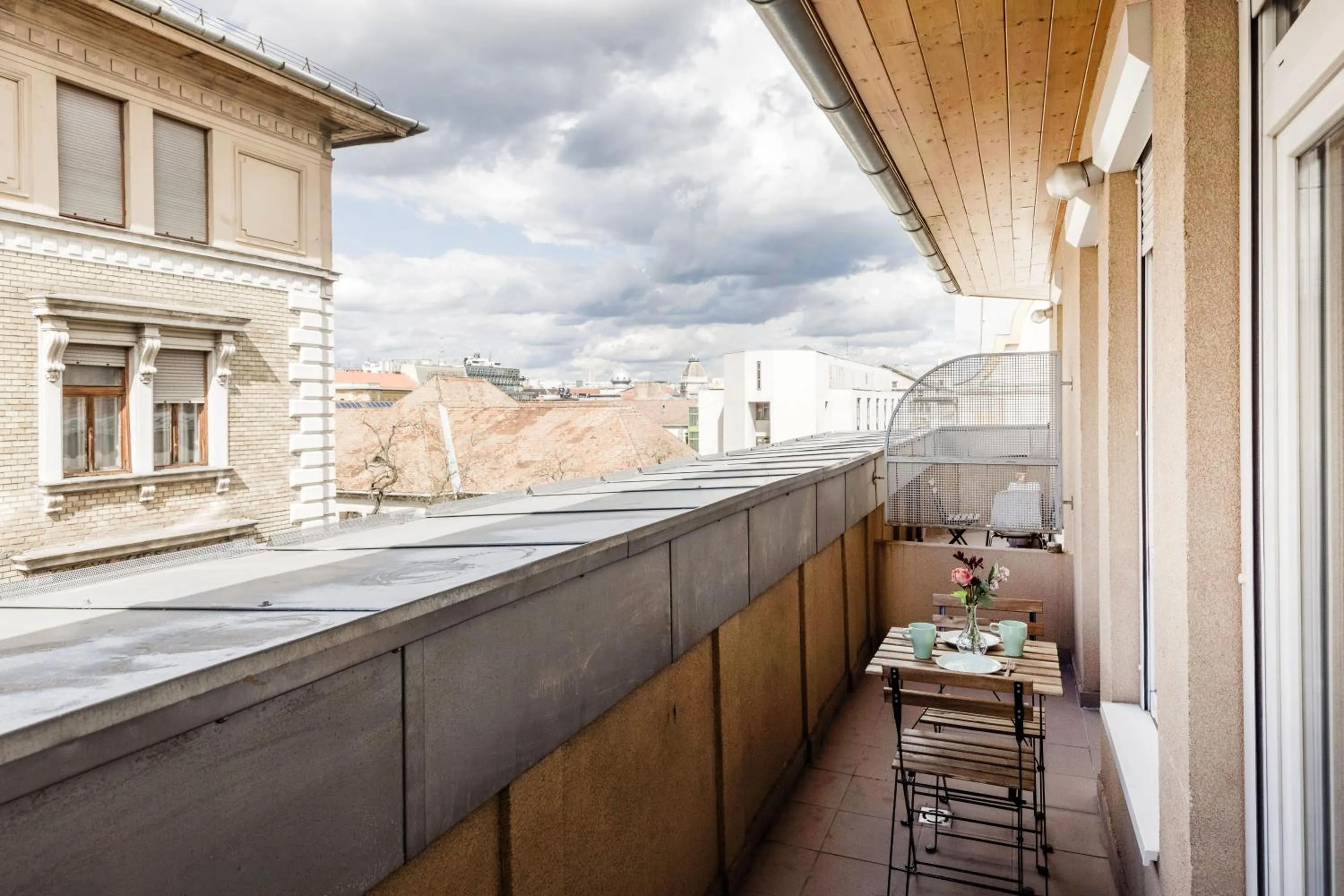 Balcony/Terrace in Grand Budapest Penthouse