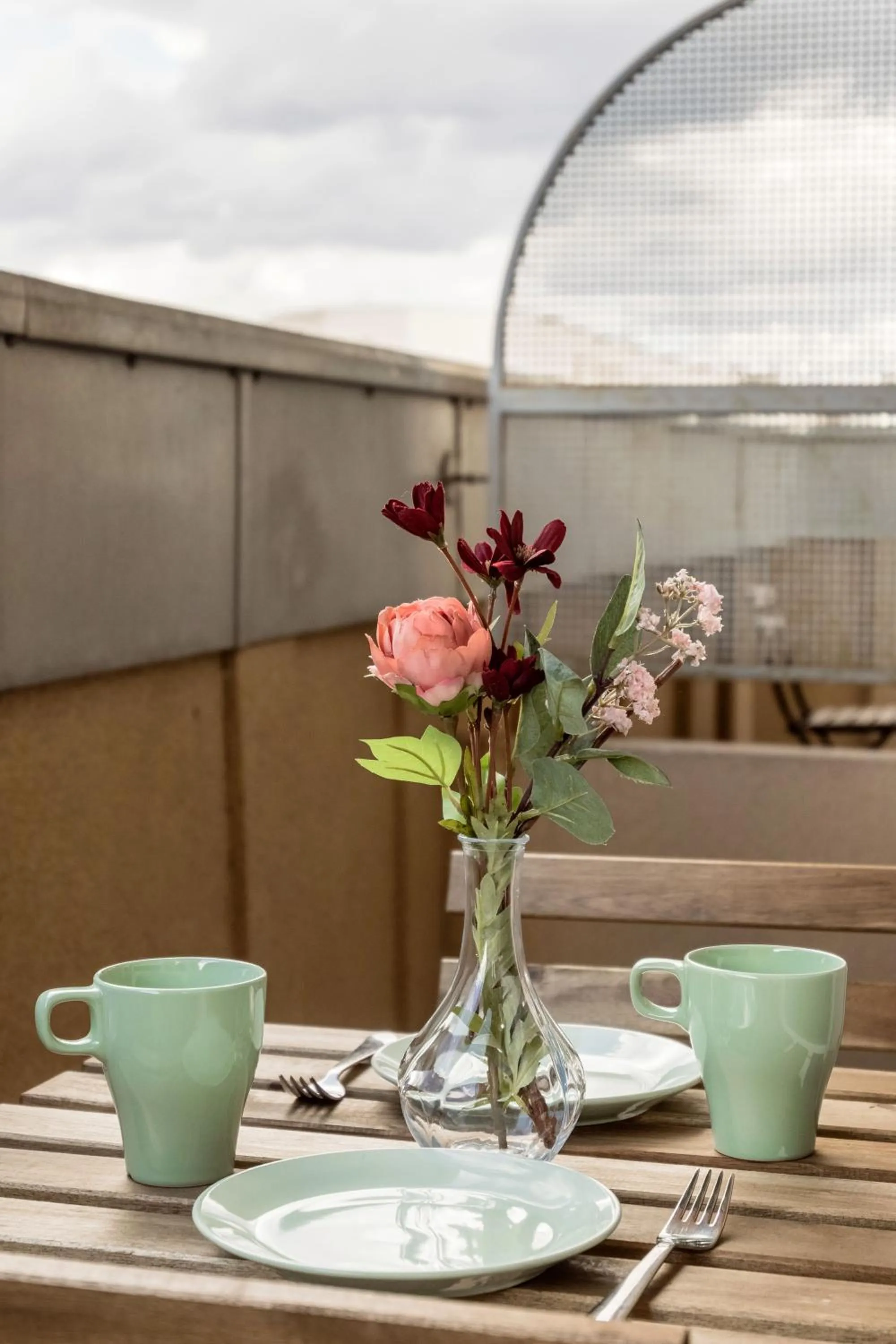 Balcony/Terrace in Grand Budapest Penthouse