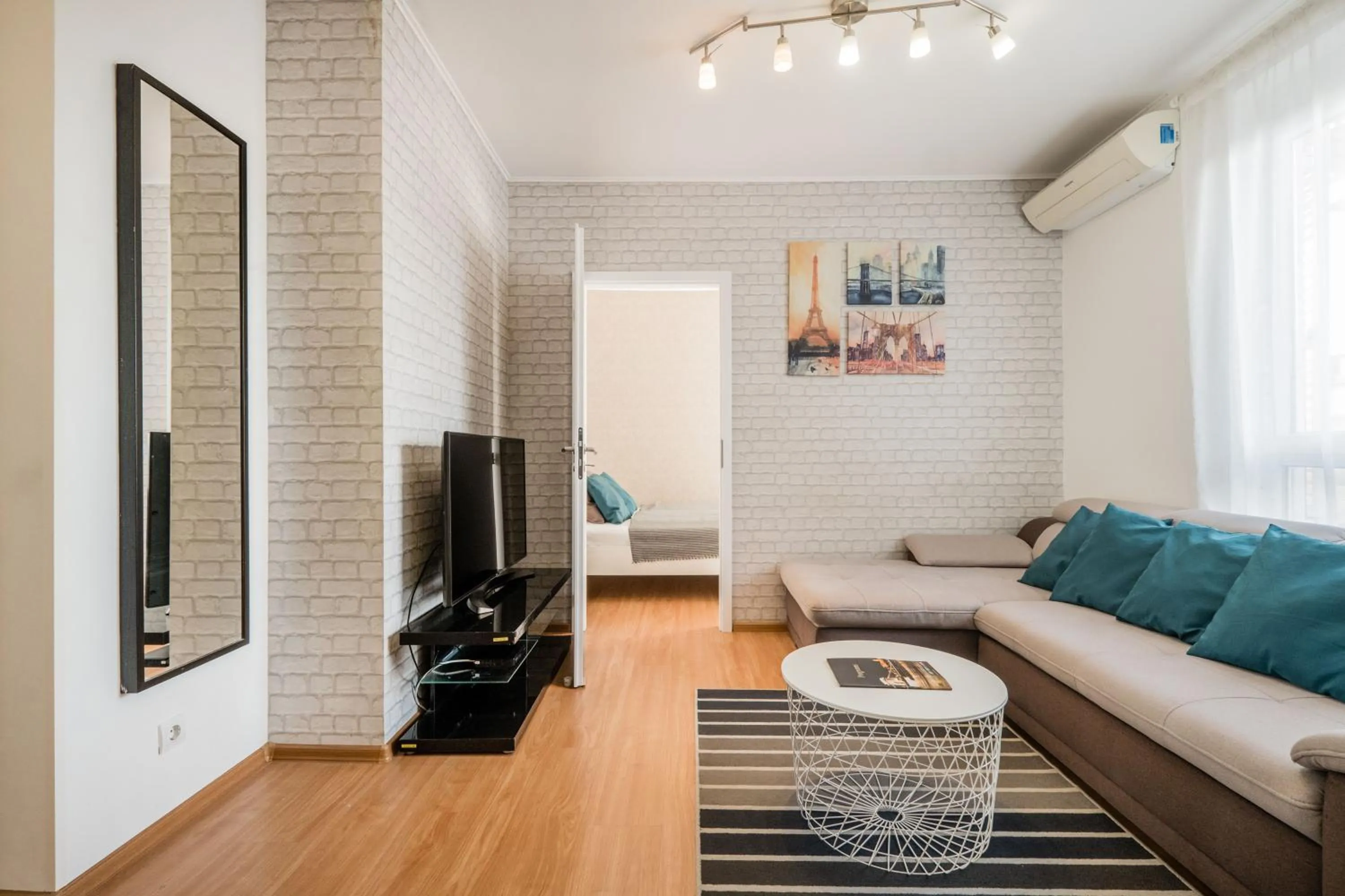 Living room in Grand Budapest Penthouse