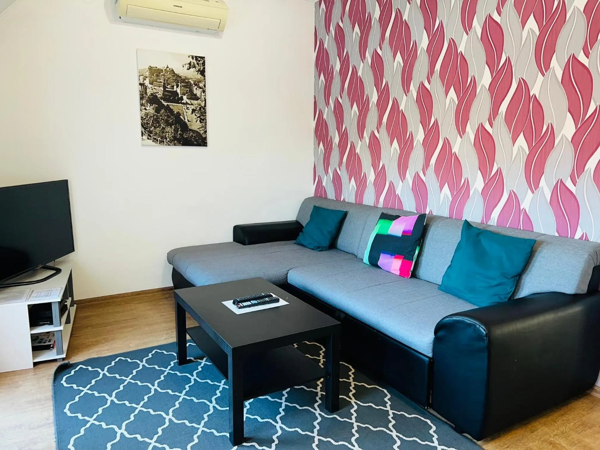 Living room in Grand Budapest Penthouse