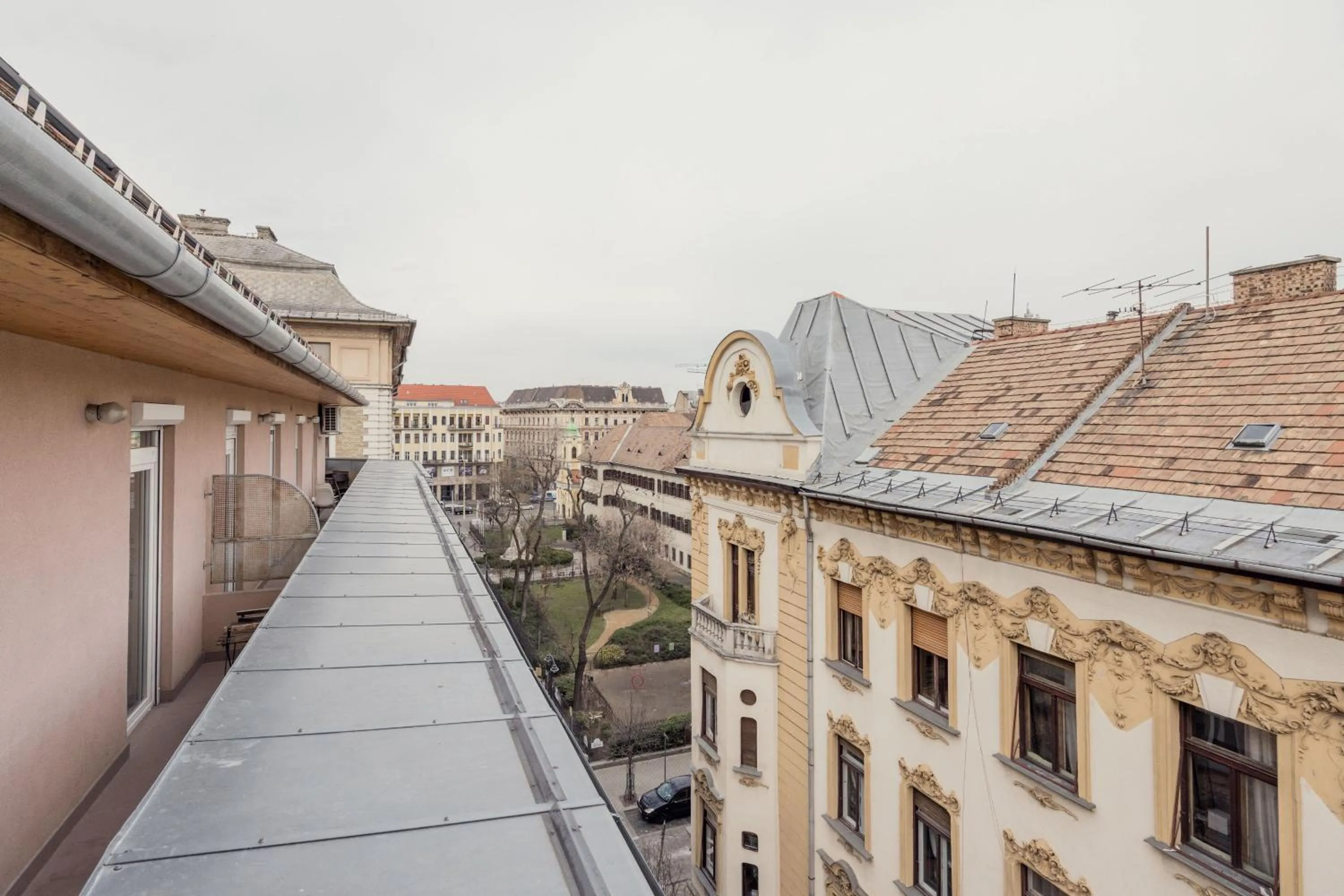 Balcony/Terrace in Grand Budapest Penthouse