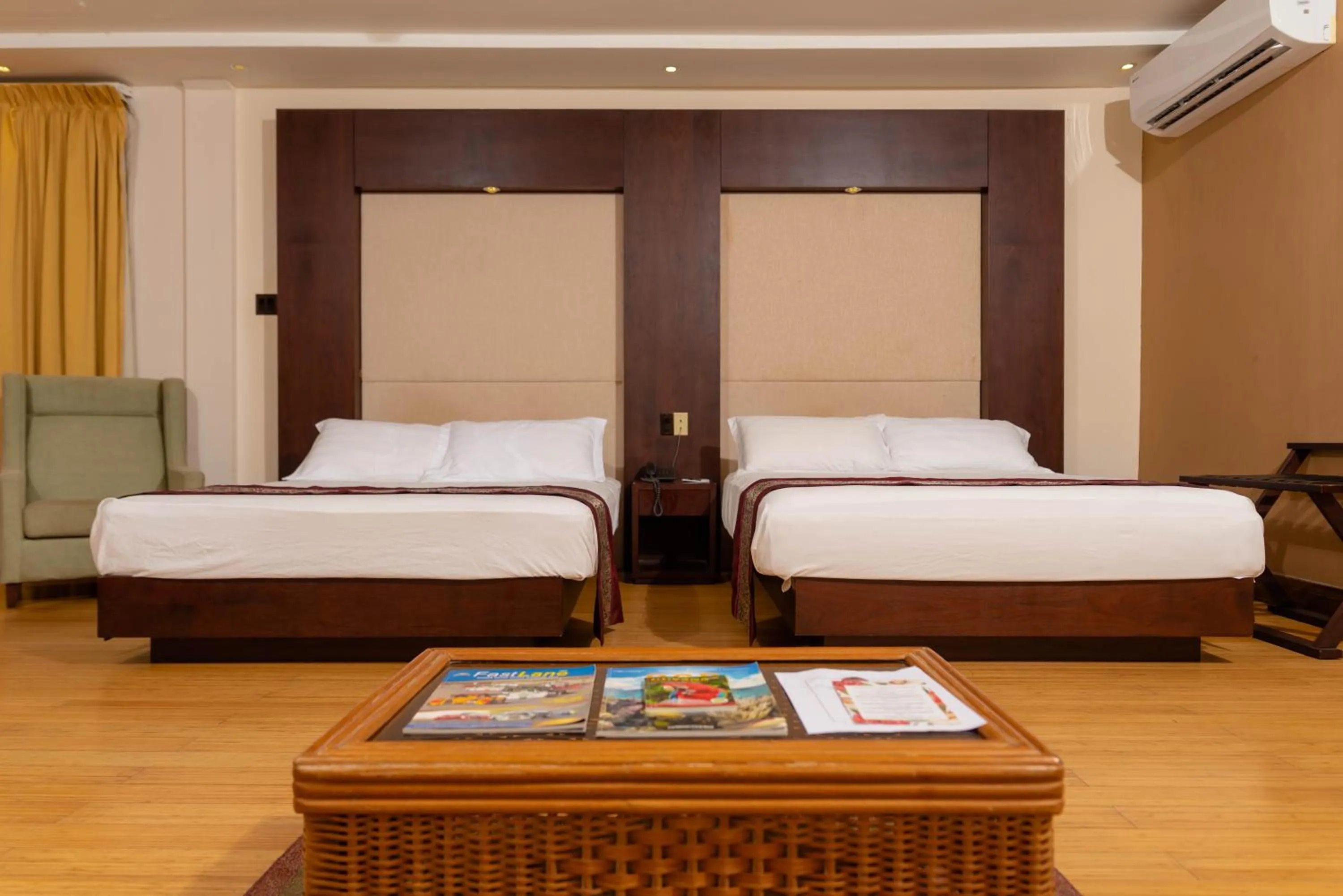 Photo of the whole room, Bed in Herdmanston Lodge Hotel