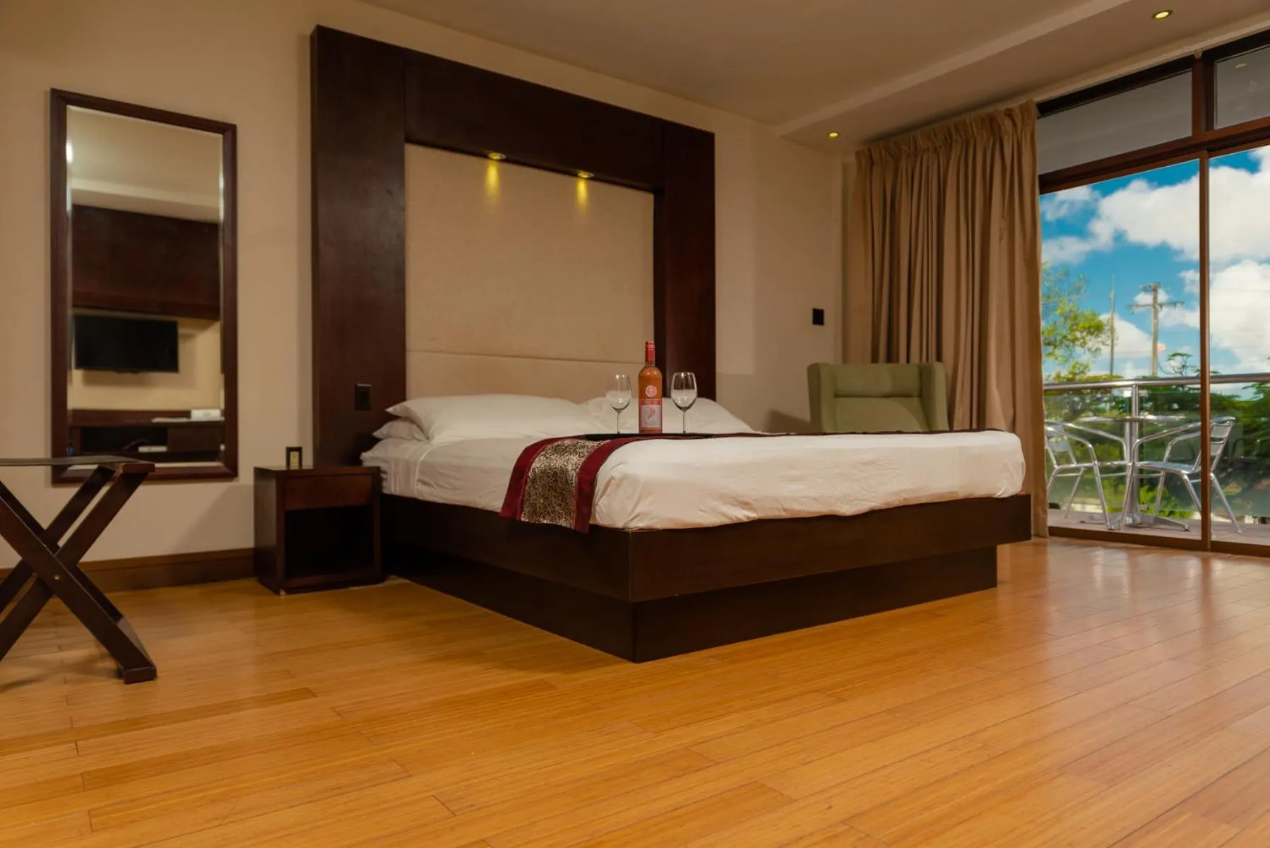 Bed in Herdmanston Lodge Hotel