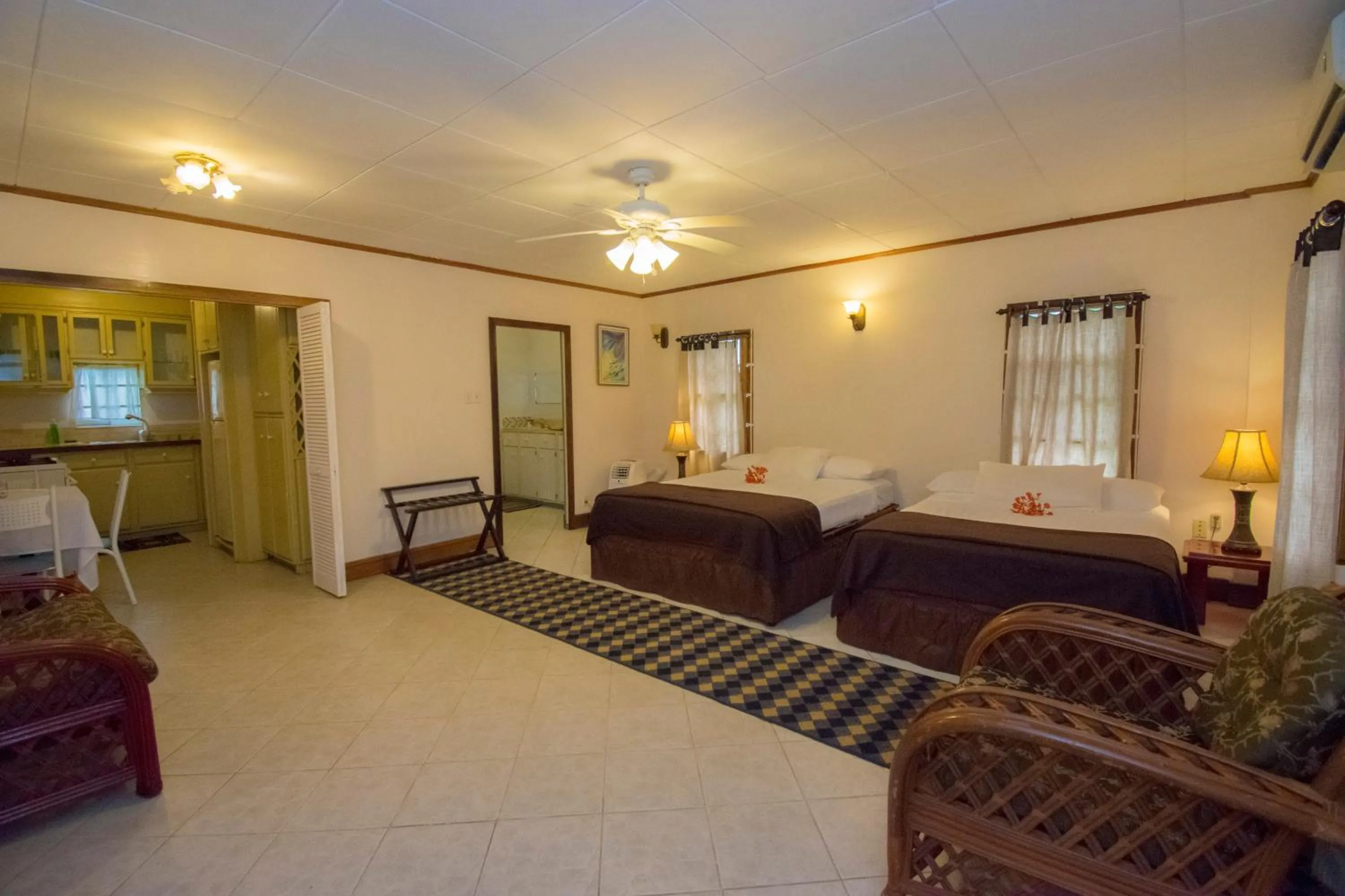 Bed in Herdmanston Lodge Hotel