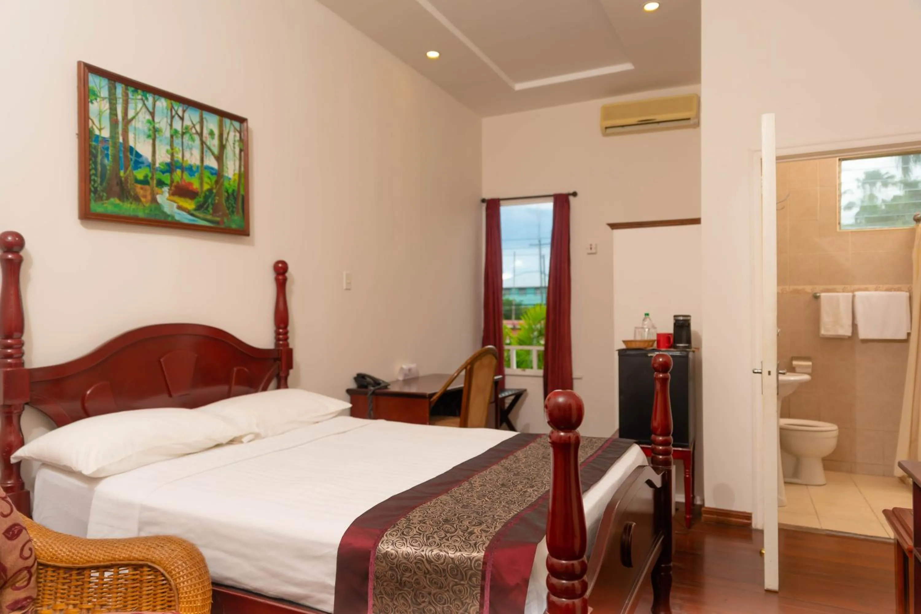 Bed in Herdmanston Lodge Hotel