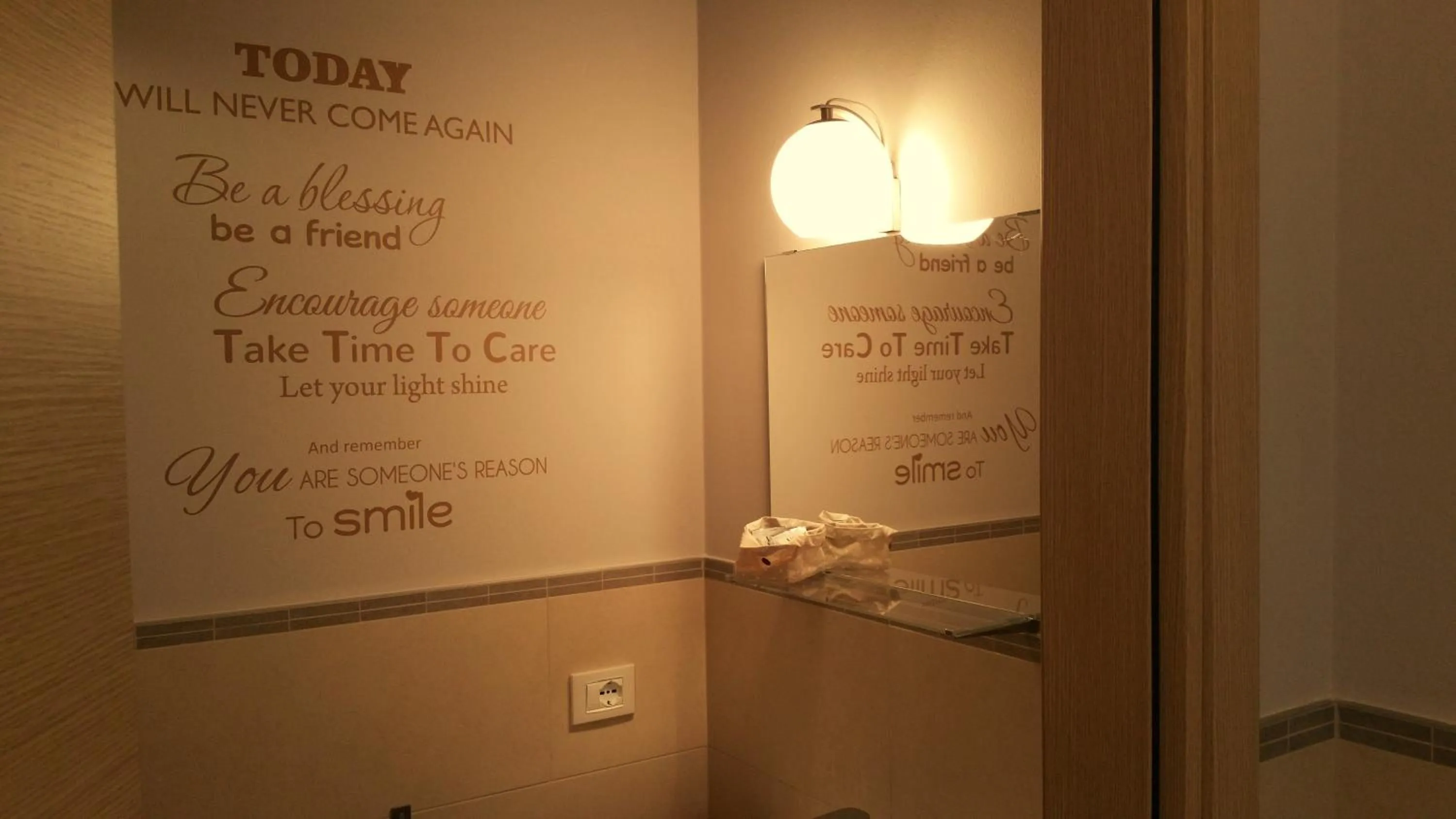 Bathroom in Affittacamere Borgo Sabbionara