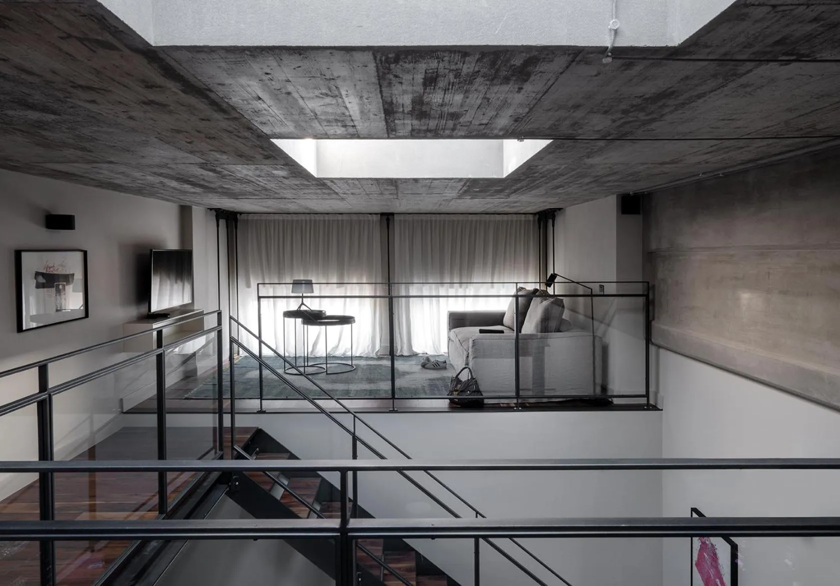 Communal lounge/ TV room in EDIT Lofts