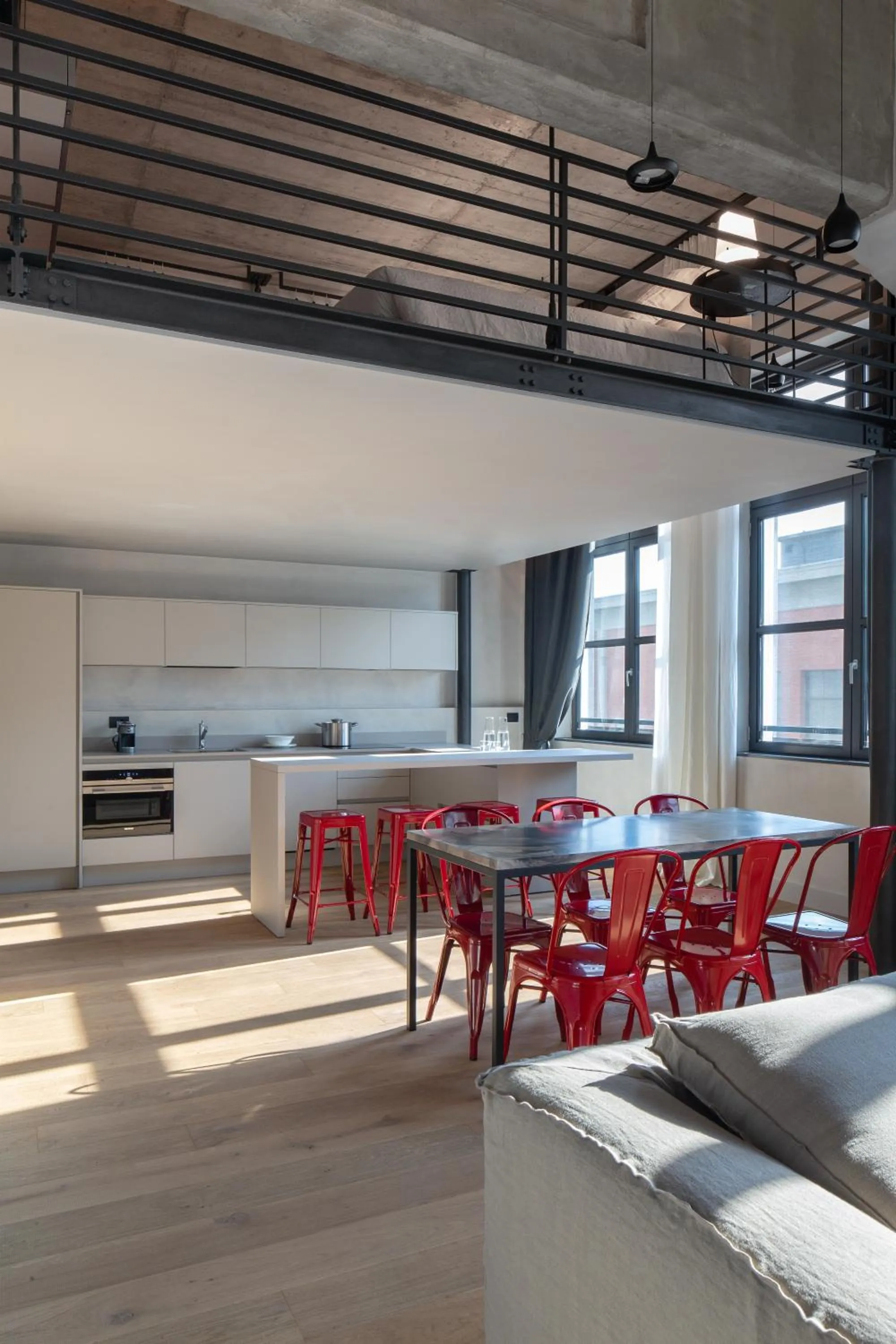 Communal lounge/ TV room in EDIT Lofts