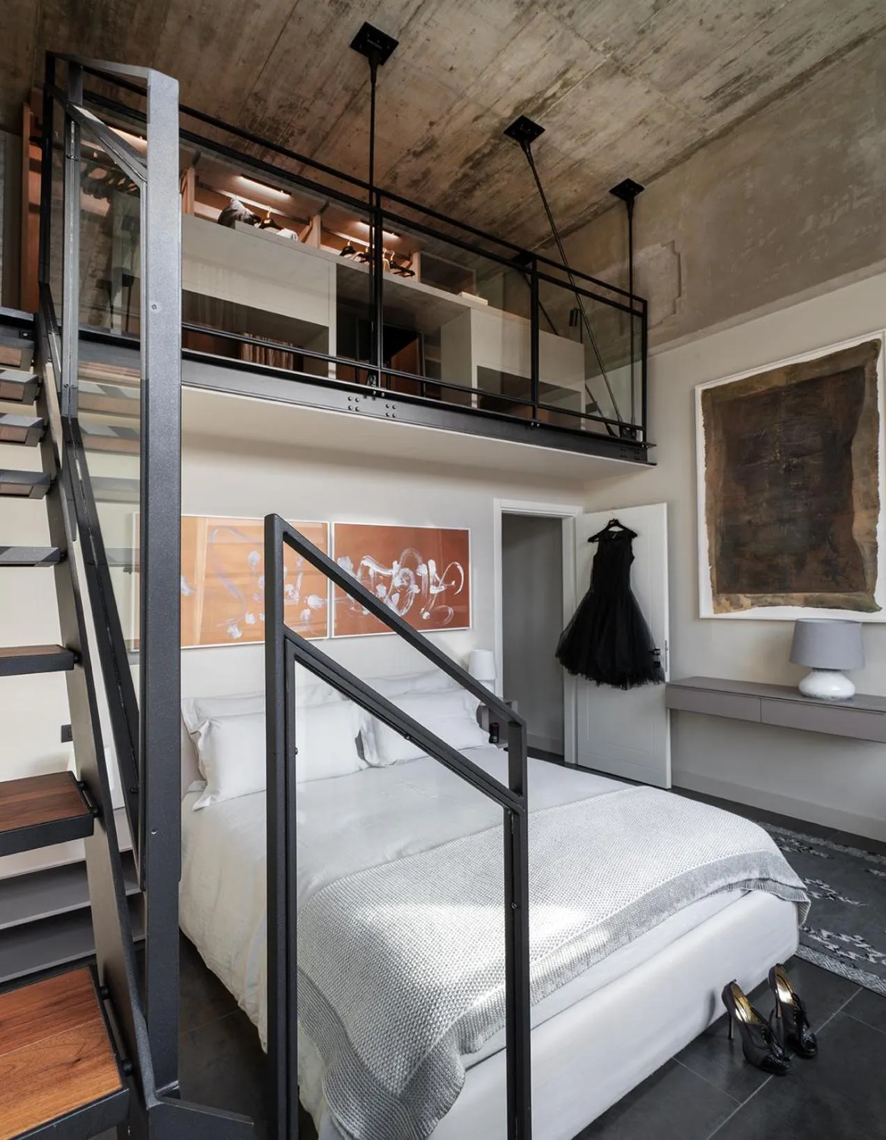 Bathroom, Bed in EDIT Lofts