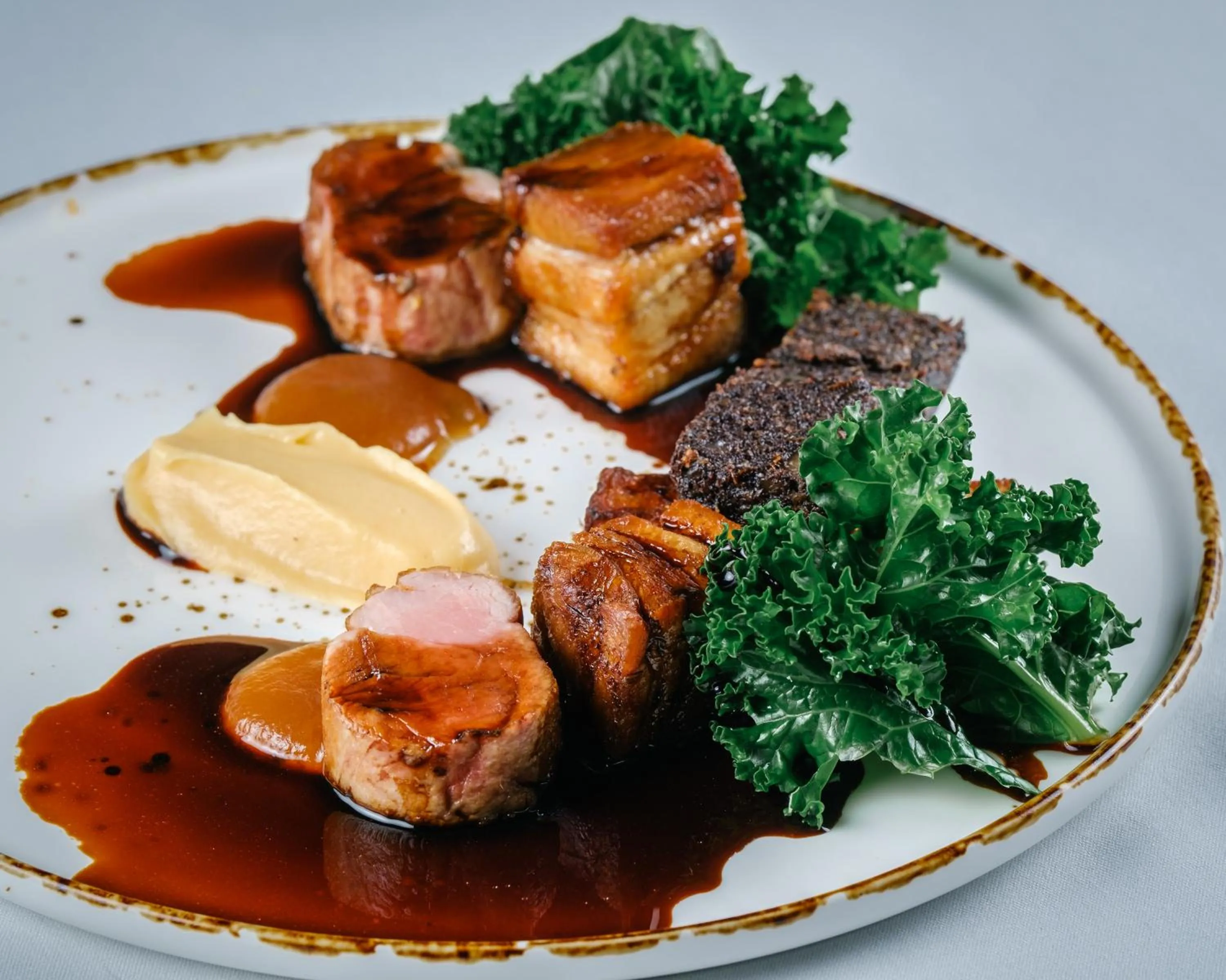 Food close-up in Low Wood Bay