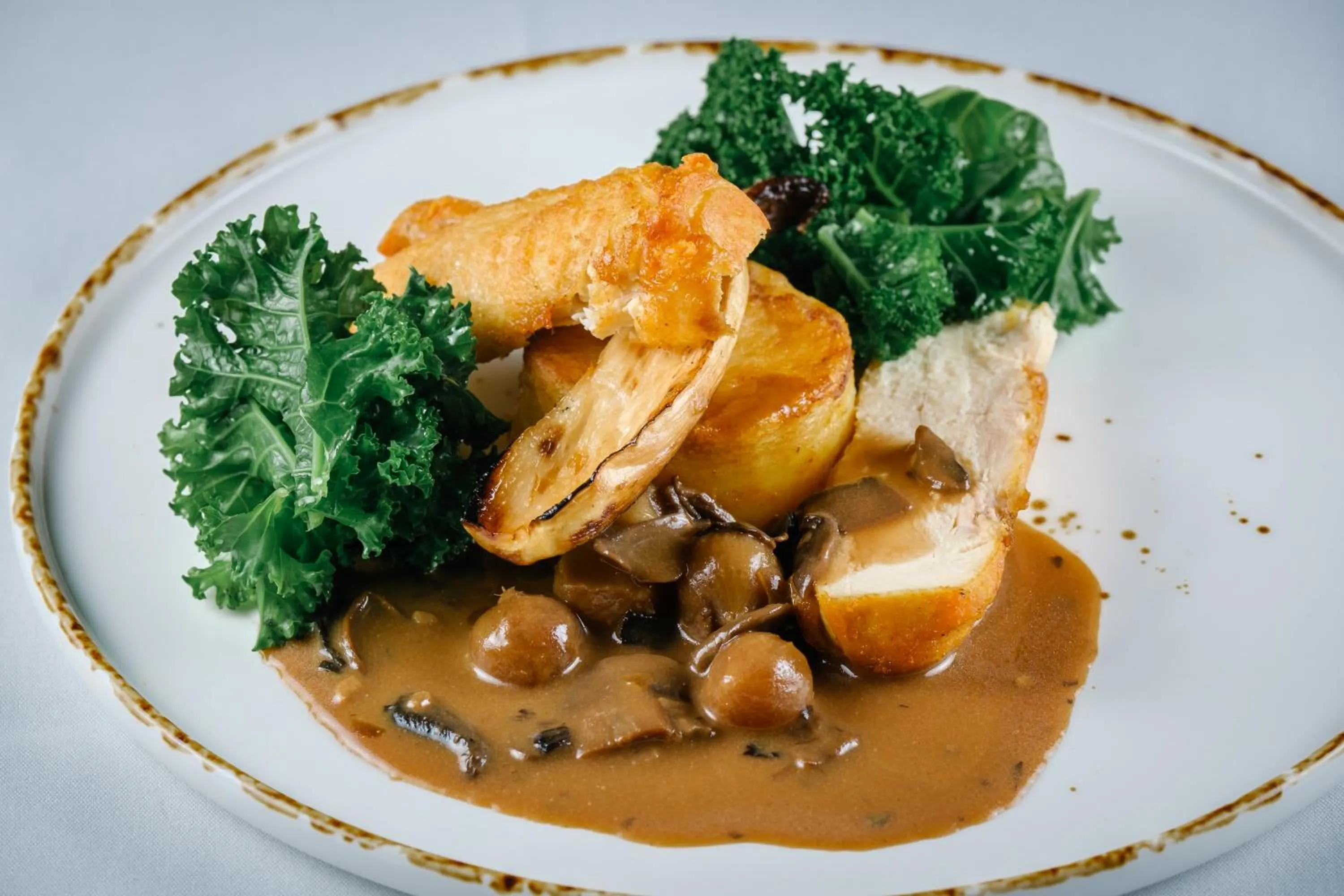 Food close-up in Low Wood Bay